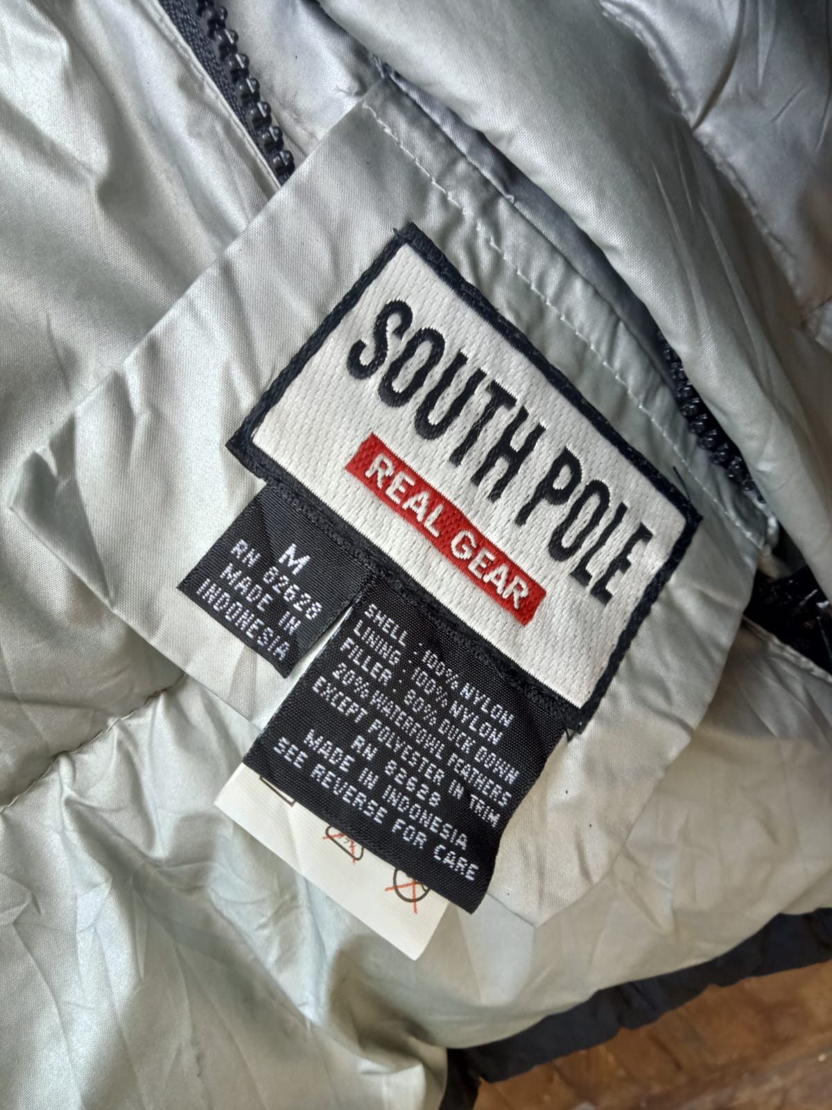 Southpole 90s SOUTHPOLE Reversible Duck Down Jacket Mens Medium Big Size US M / EU 48-50 / 2 - 8 Thumbnail