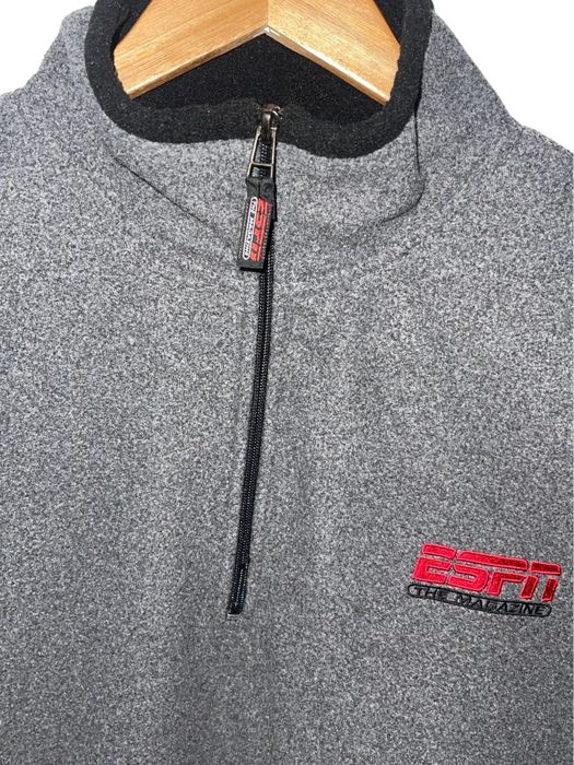 Vintage ESPN The Magazine Half Zip Light Jacket | Grailed