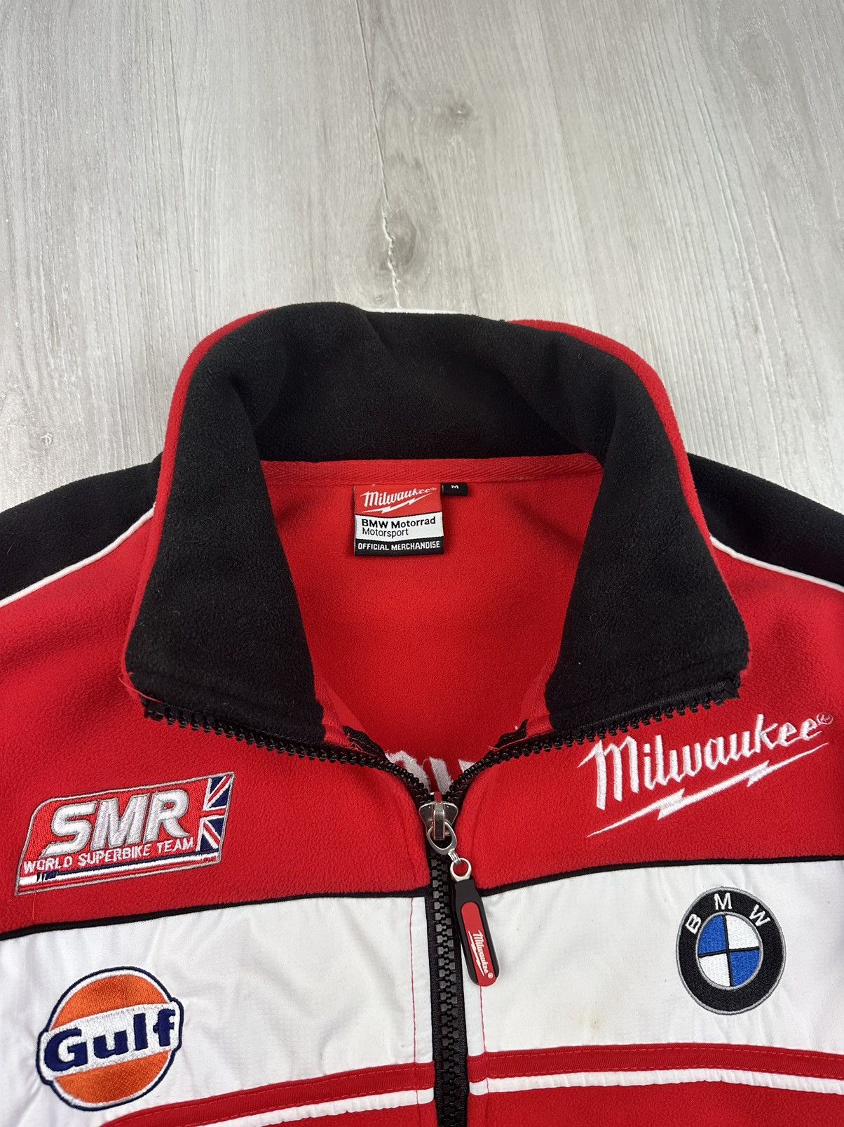 BMW × Formula 1 Vintage BMW Milwaukee Mottorad Racing Fleece Jacket Size US M / EU 48-50 / 2 - 11 Thumbnail