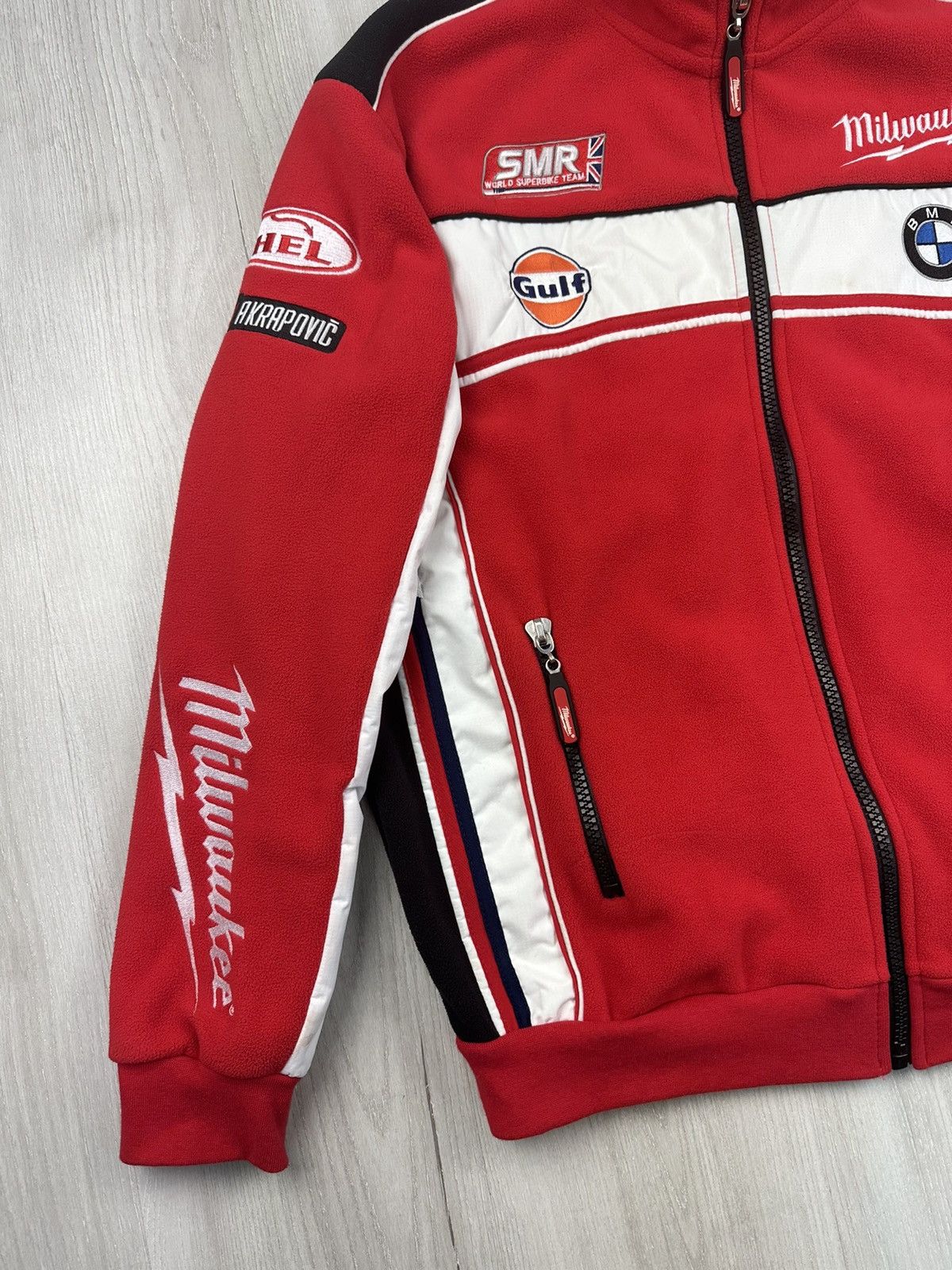BMW × Formula 1 Vintage BMW Milwaukee Mottorad Racing Fleece Jacket Size US M / EU 48-50 / 2 - 3 Thumbnail
