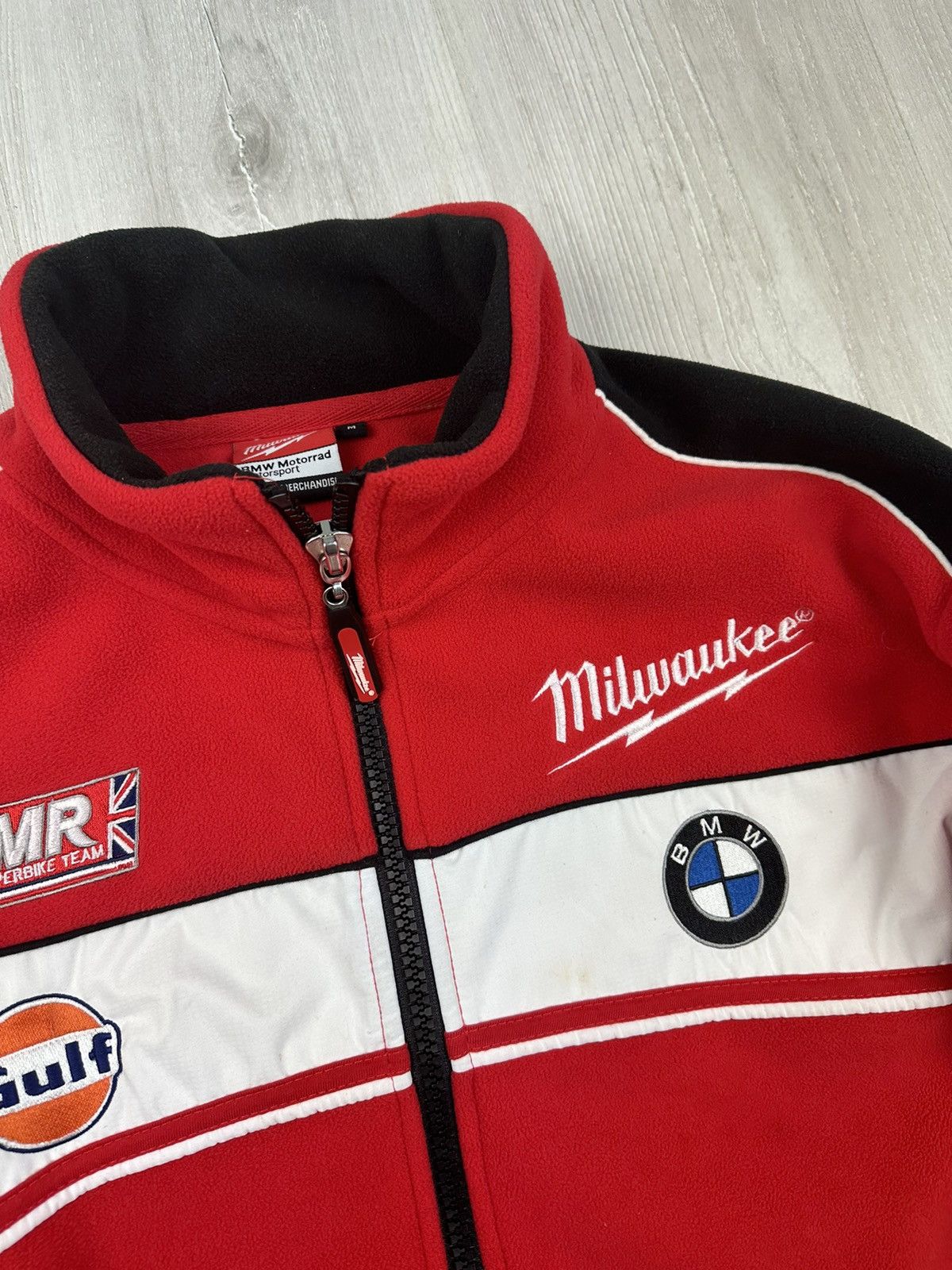 BMW × Formula 1 Vintage BMW Milwaukee Mottorad Racing Fleece Jacket Size US M / EU 48-50 / 2 - 10 Thumbnail