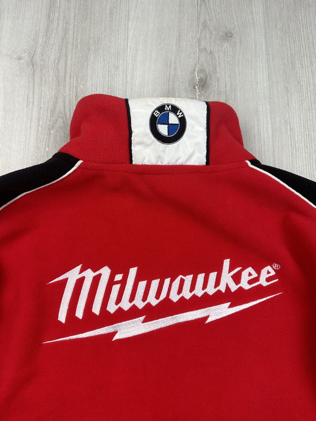 BMW × Formula 1 Vintage BMW Milwaukee Mottorad Racing Fleece Jacket Size US M / EU 48-50 / 2 - 15 Thumbnail