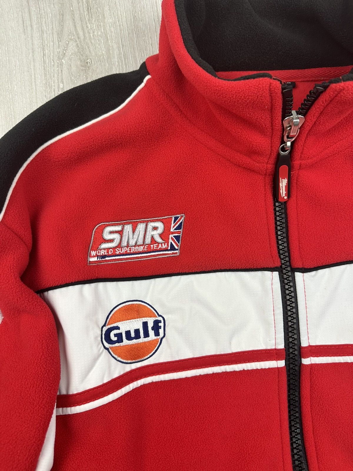 BMW × Formula 1 Vintage BMW Milwaukee Mottorad Racing Fleece Jacket Size US M / EU 48-50 / 2 - 9 Thumbnail