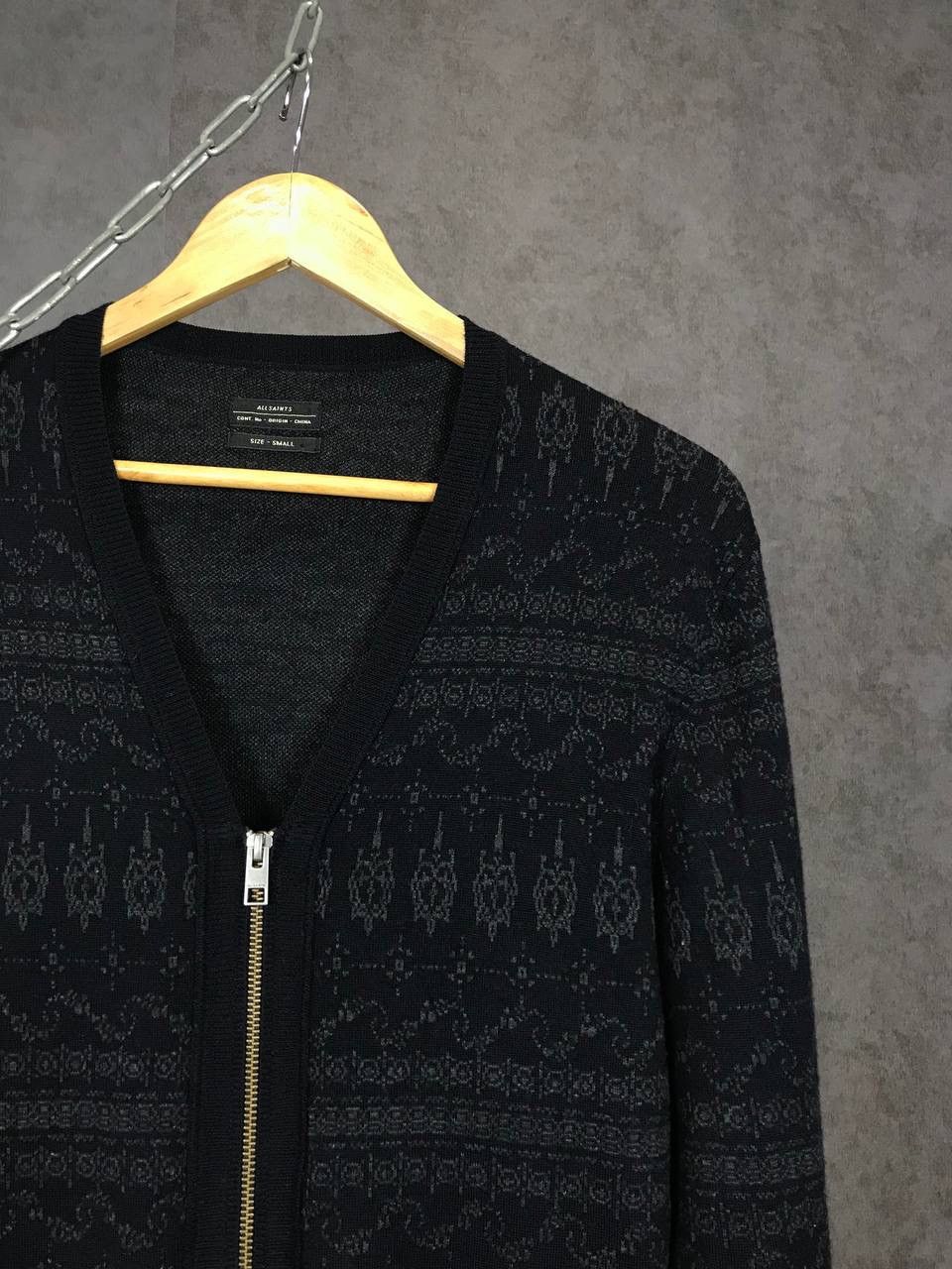 Allsaints Allsaints luxury streetwear wool zip cardigan Size US S / EU 44-46 / 1 - 2 Thumbnail