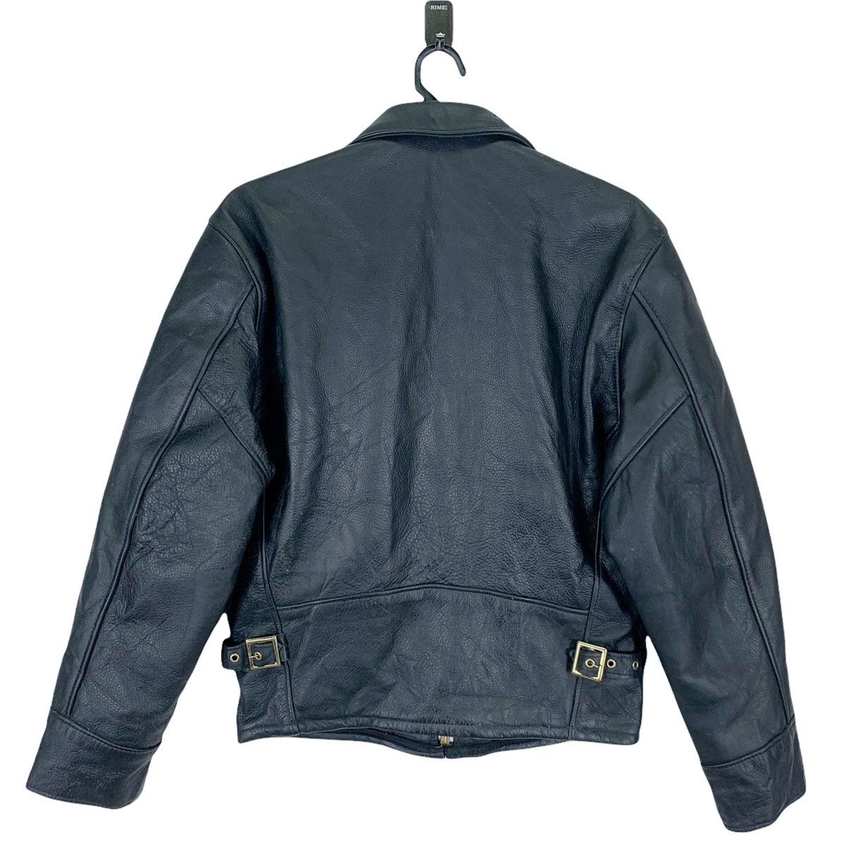 Genuine Leather × Schott Vintage 38 Schott Bikers Black Genuine Leather Jacket Size US S / EU 44-46 / 1 - 14 Thumbnail
