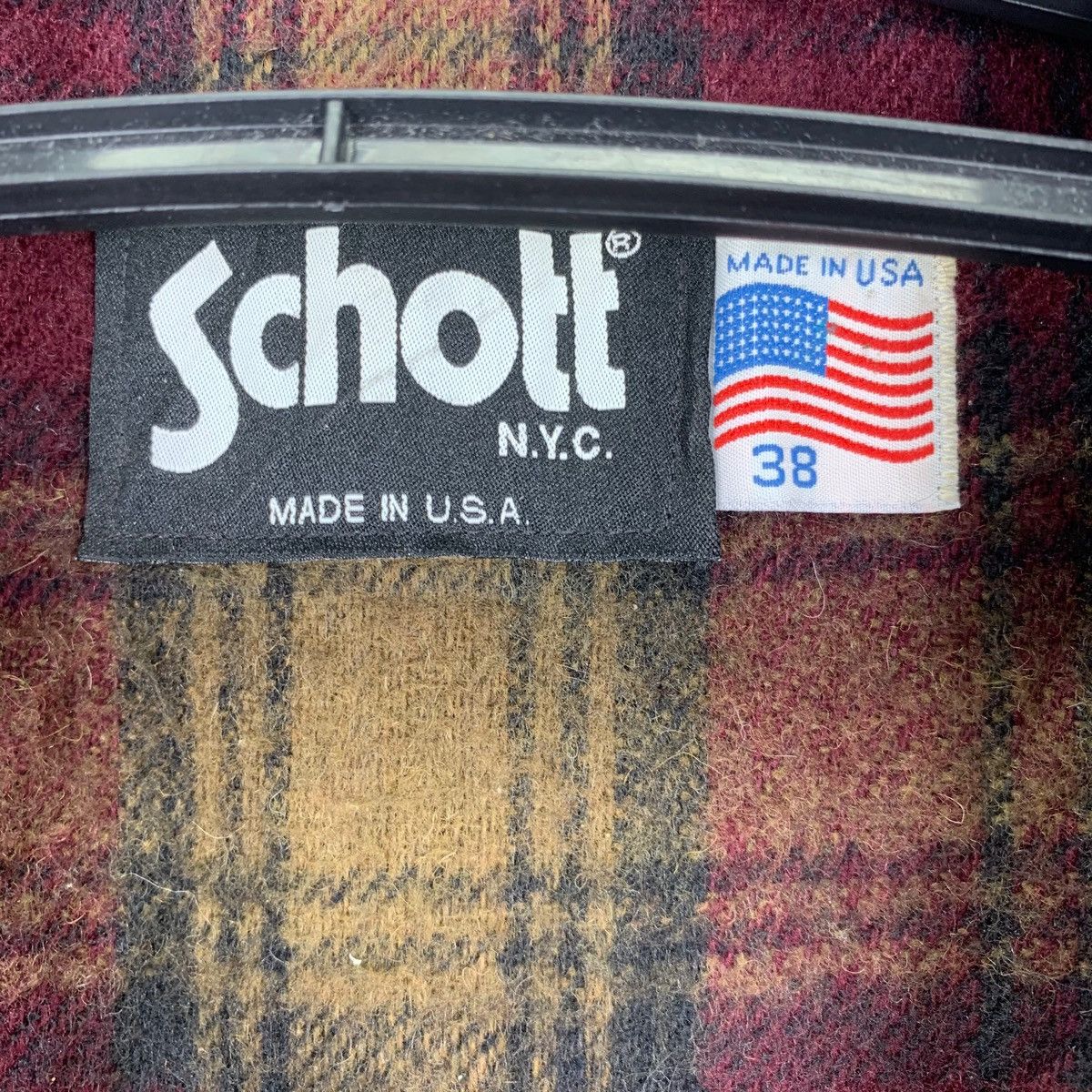 Genuine Leather × Schott Vintage 38 Schott Bikers Black Genuine Leather Jacket Size US S / EU 44-46 / 1 - 10 Thumbnail