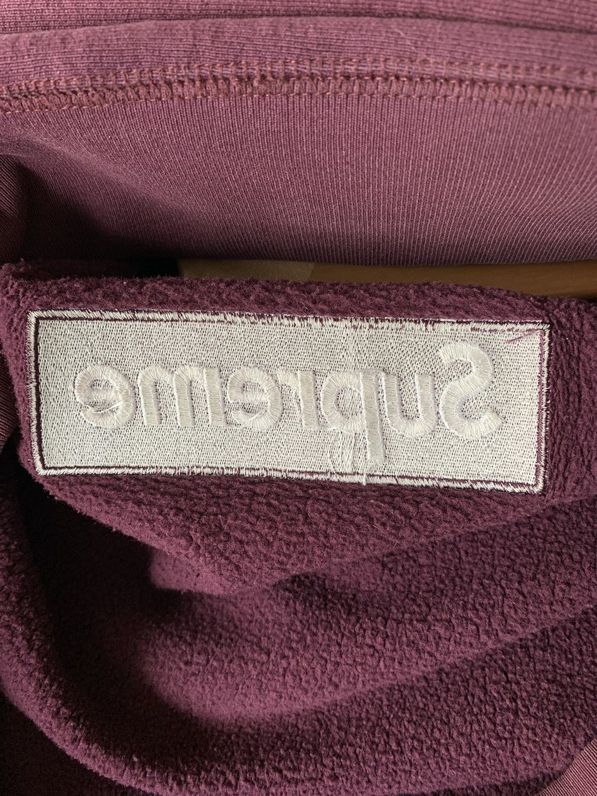 Supreme Supreme maroon burgundy box logo hoodie Size US M / EU 48-50 / 2 - 8 Thumbnail