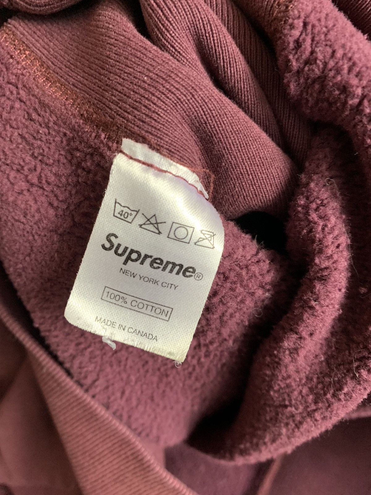 Supreme Supreme maroon burgundy box logo hoodie Size US M / EU 48-50 / 2 - 5 Thumbnail