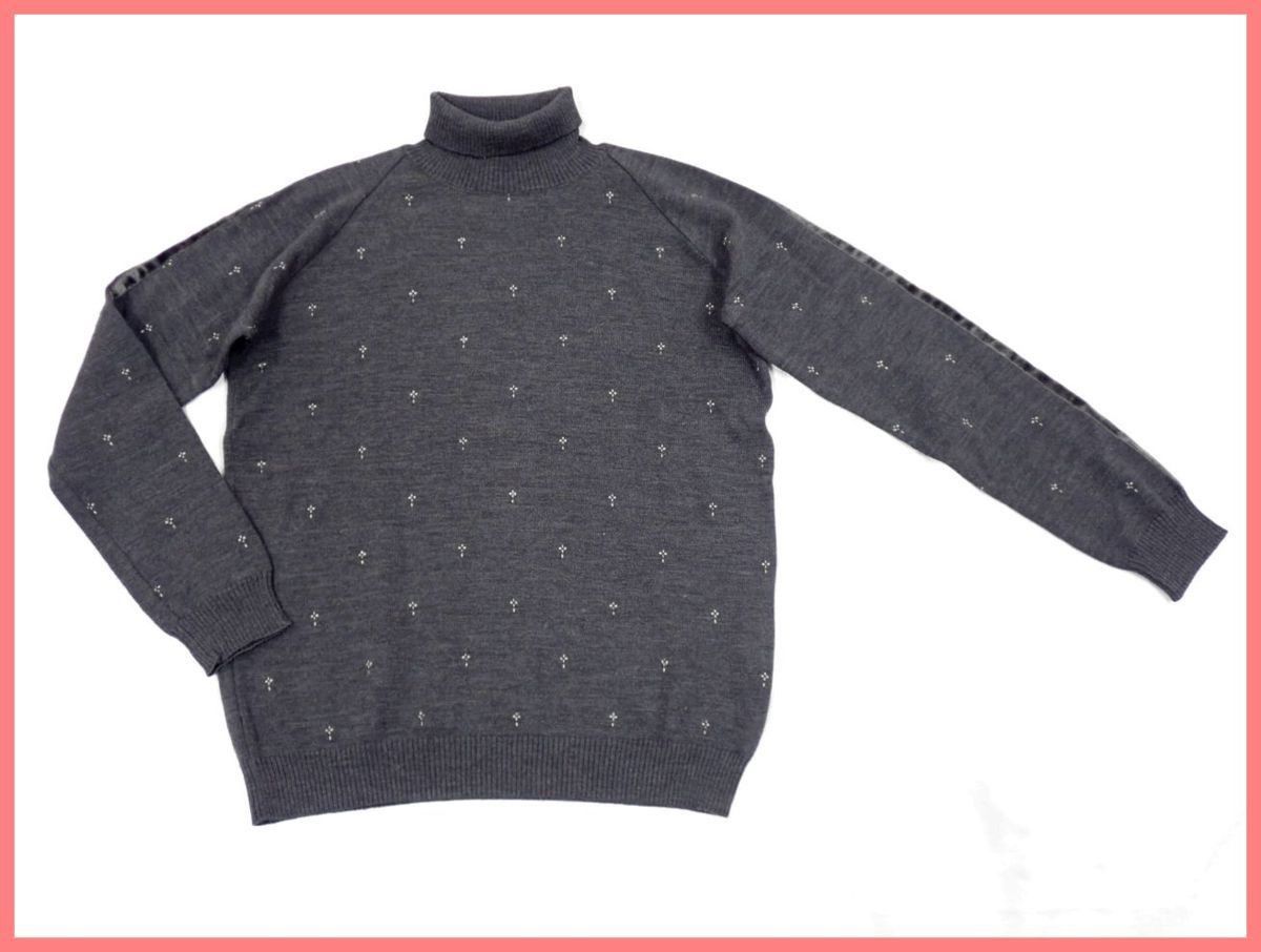 Jun Takahashi × Undercover Undercover Undercoverism Wool Turtleneck Sweater Size US M / EU 48-50 / 2 - 2 Thumbnail