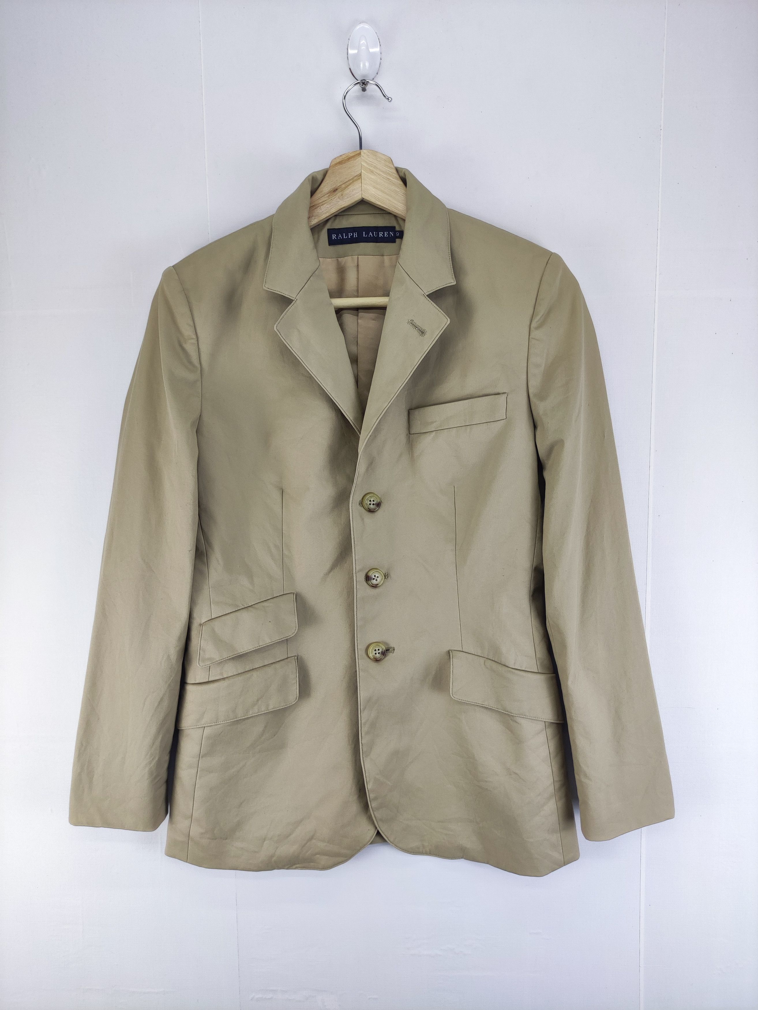 Ralph Lauren Vintage Ralph Lauren Herringbone Coat Blazers Jacket Size XS / US 0-2 / IT 36-38 - 1 Thumbnail
