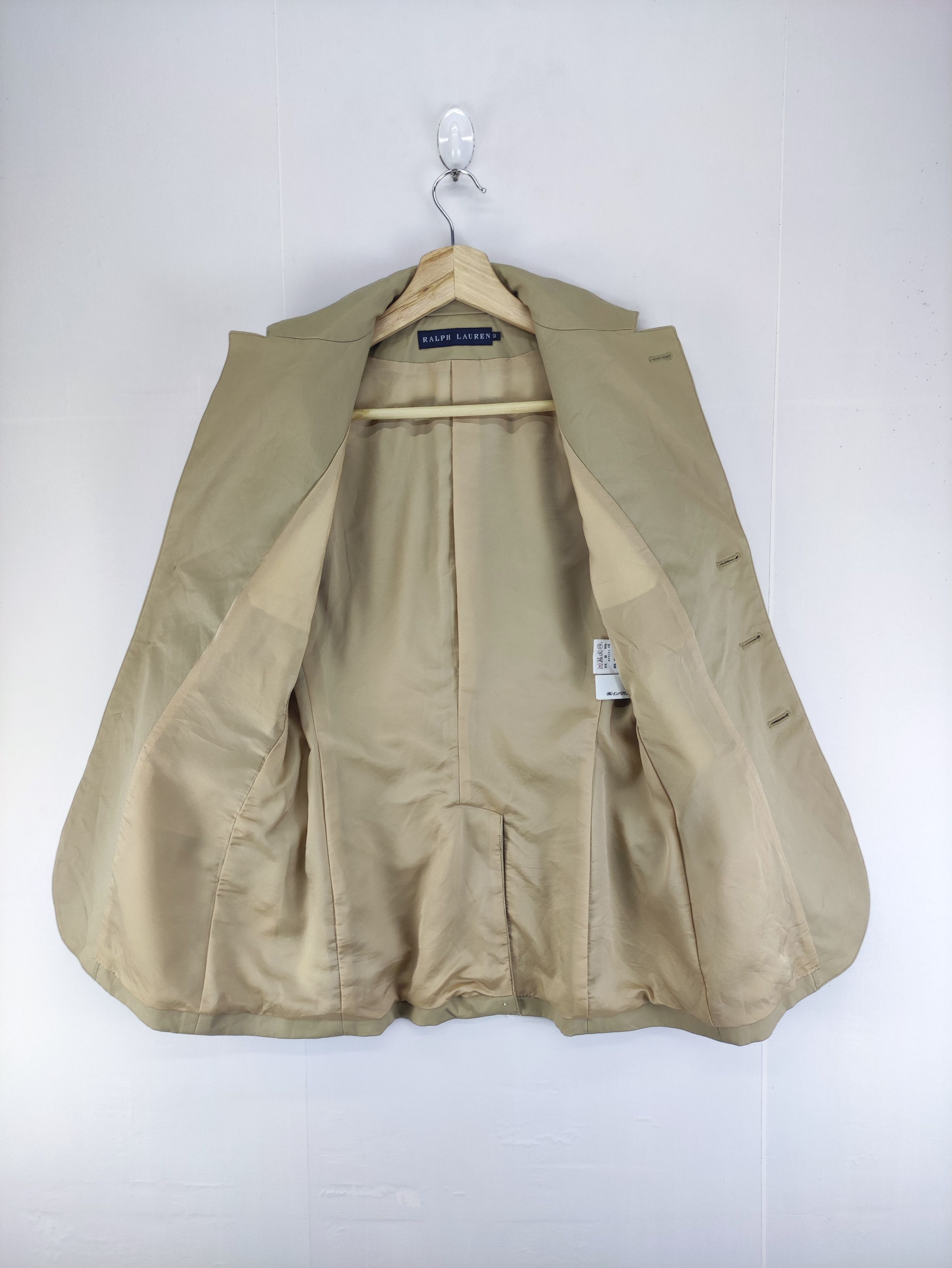 Ralph Lauren Vintage Ralph Lauren Herringbone Coat Blazers Jacket Size XS / US 0-2 / IT 36-38 - 3 Thumbnail