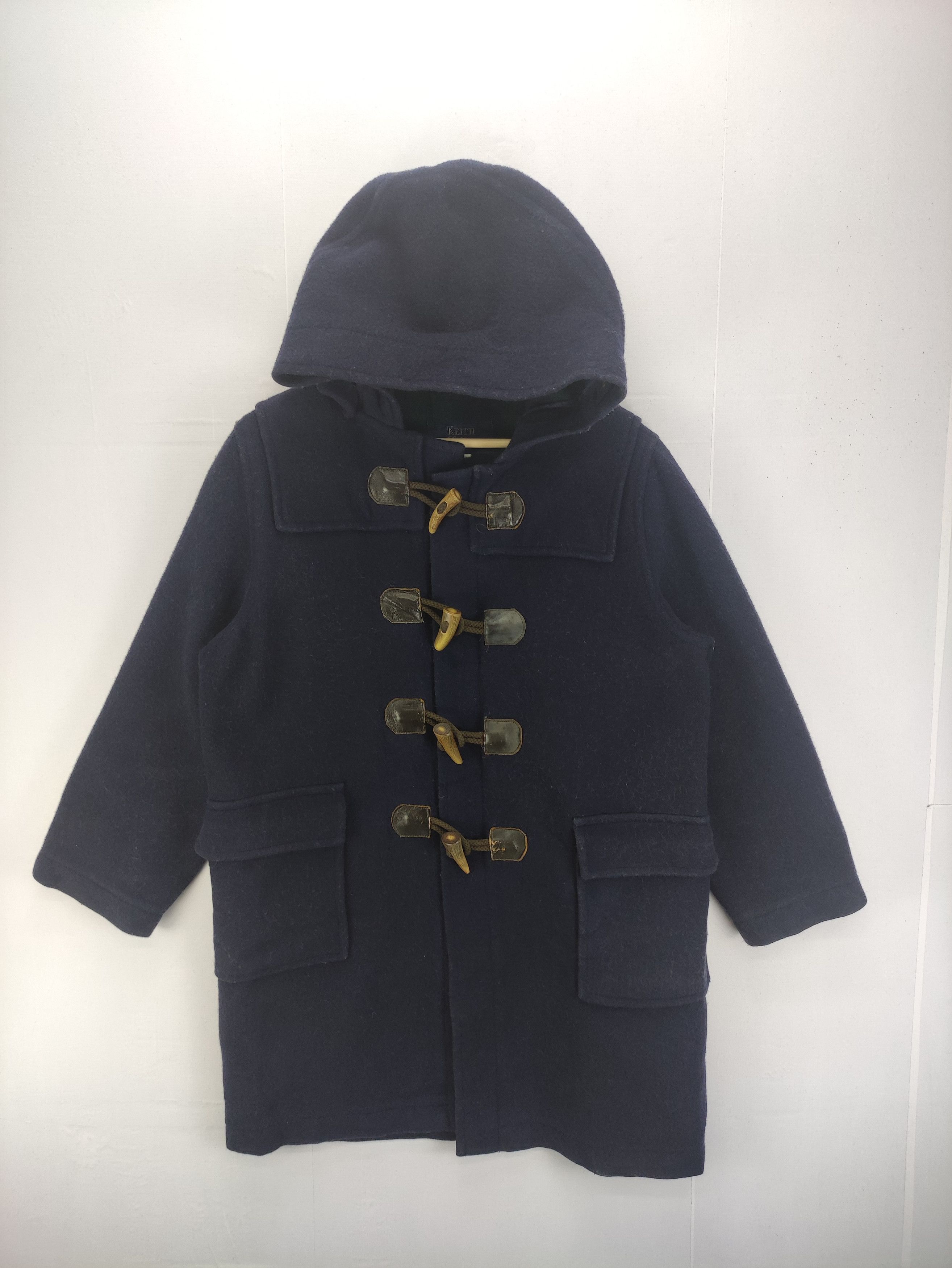 Vintage Vintage Keith Duffle Wool Coat Jacket Size US M / EU 48-50 / 2 - 1 Thumbnail