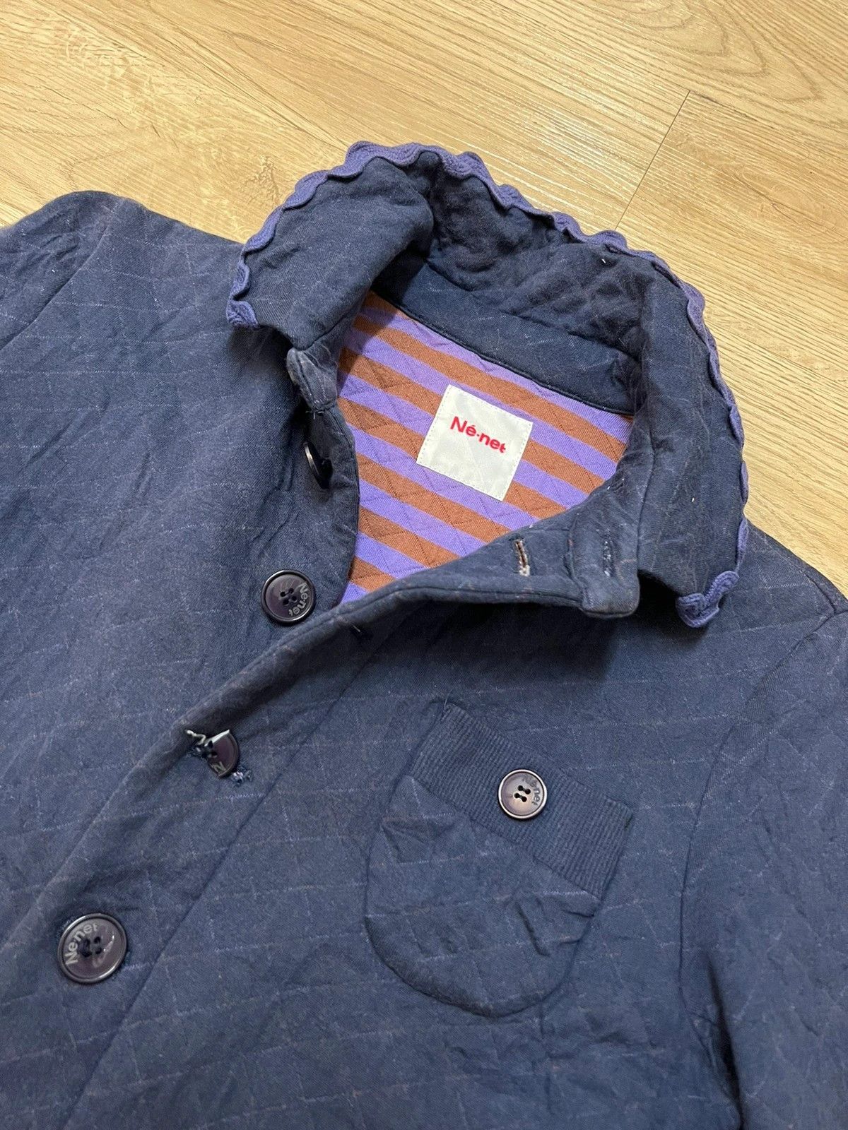 Issey Miyake Ne Net Issey Miyake Quilts Jacket Size US M / EU 48-50 / 2 - 3 Thumbnail