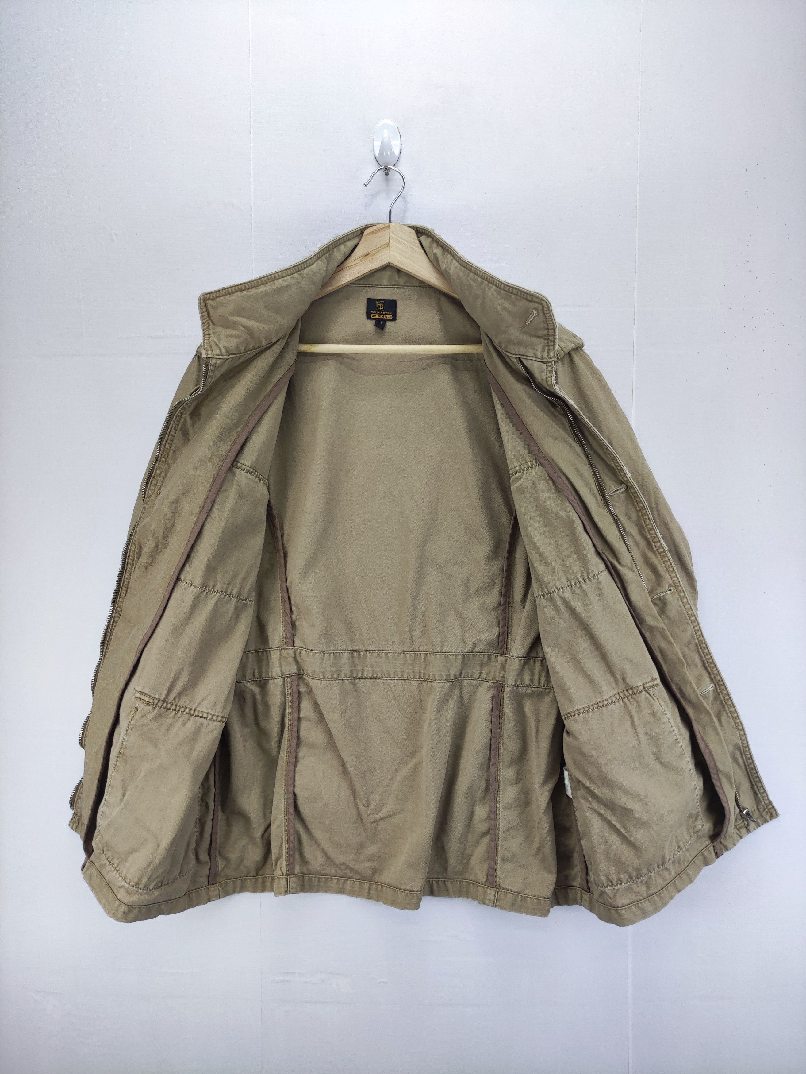 Japanese Brand Vintage M 65 Field Jacket Zipper With Hoodie Size US L / EU 52-54 / 3 - 5 Thumbnail