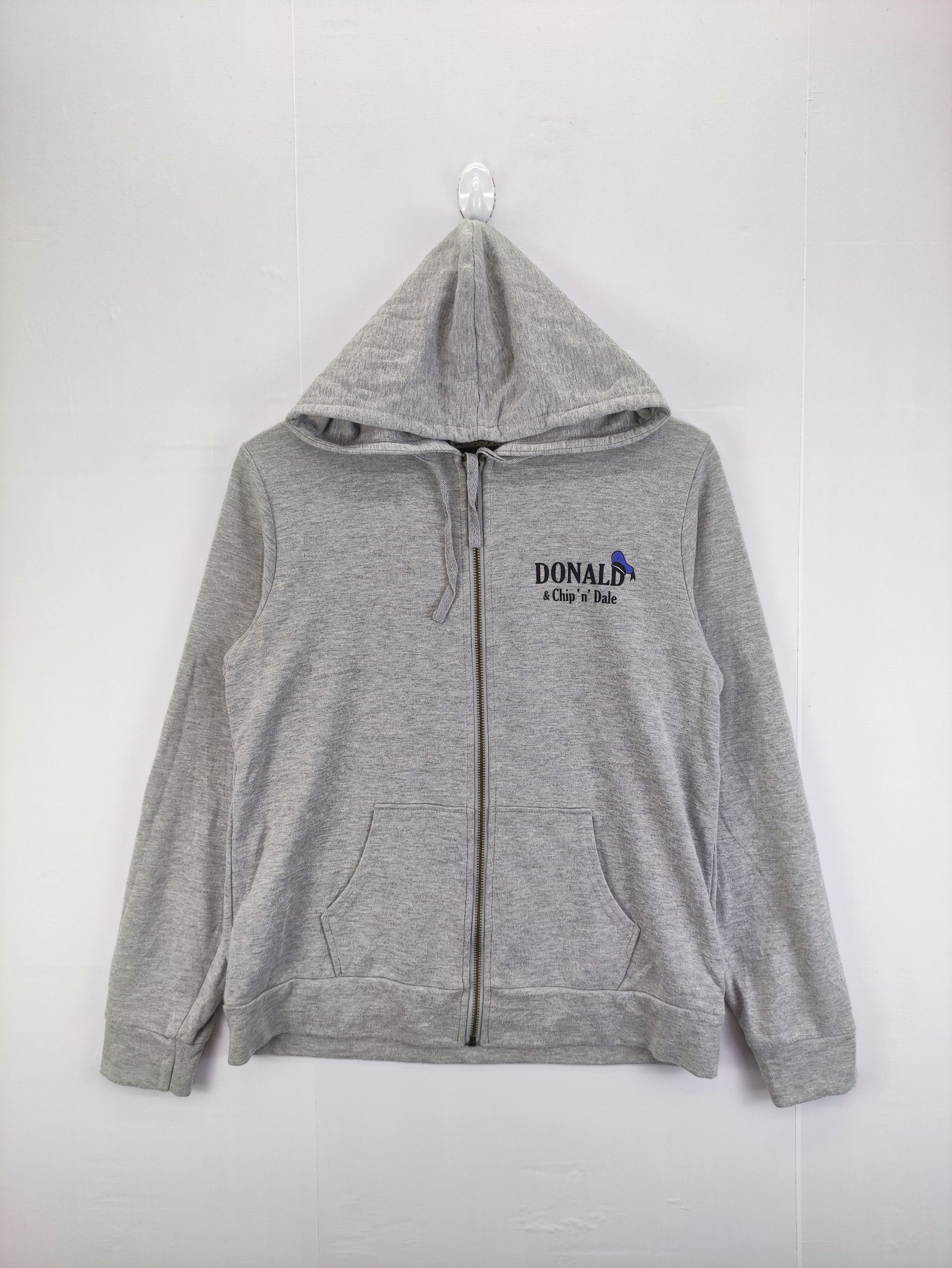 Cartoon Network Vintage Disney Donald Duck Chip & Dale Sweater Zipper Hoodie Size US M / EU 48-50 / 2 - 1 Thumbnail