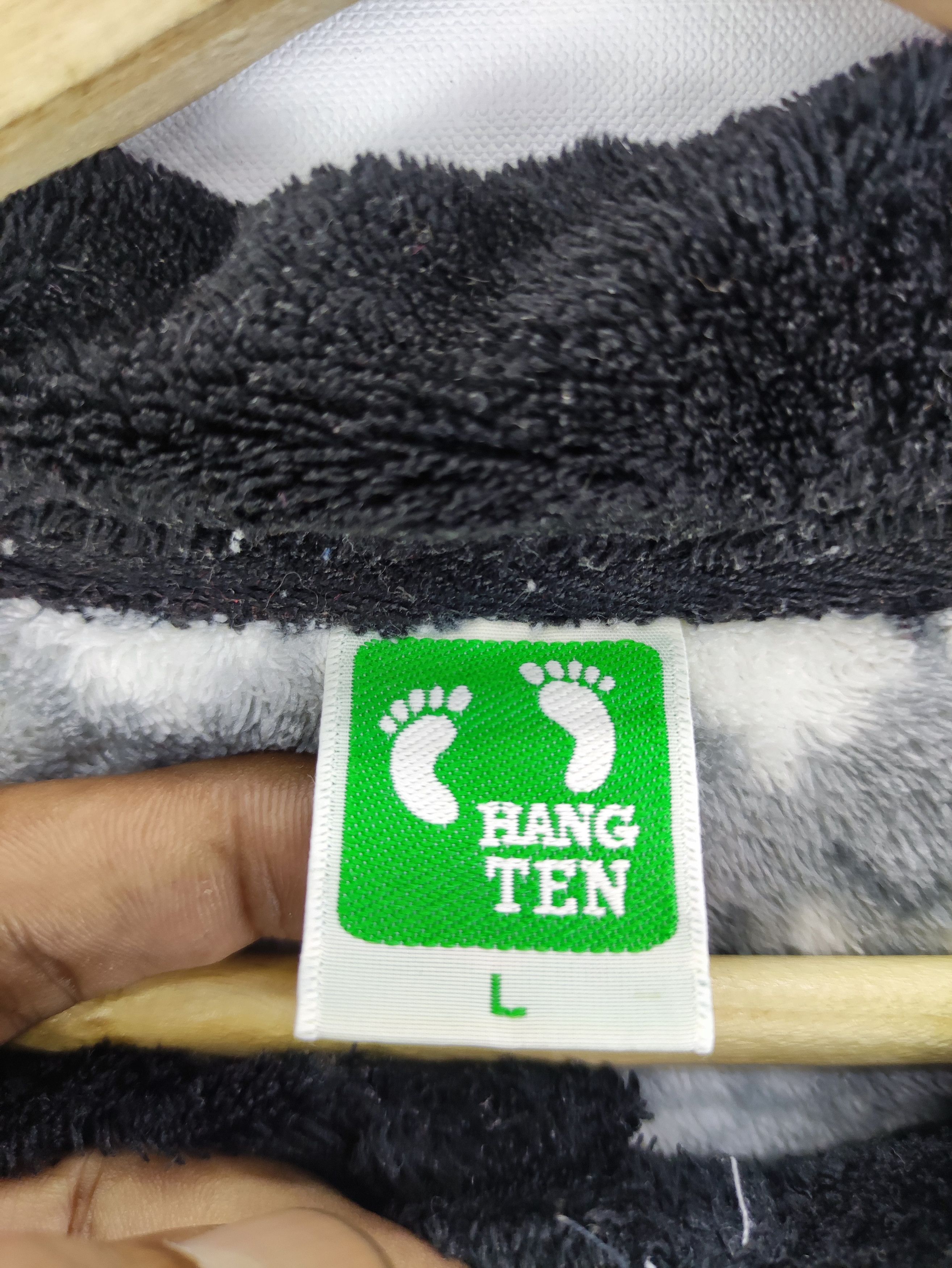Hang Ten Vintage Hang Ten Half Button Fleece Sweater Size US L / EU 52-54 / 3 - 2 Thumbnail