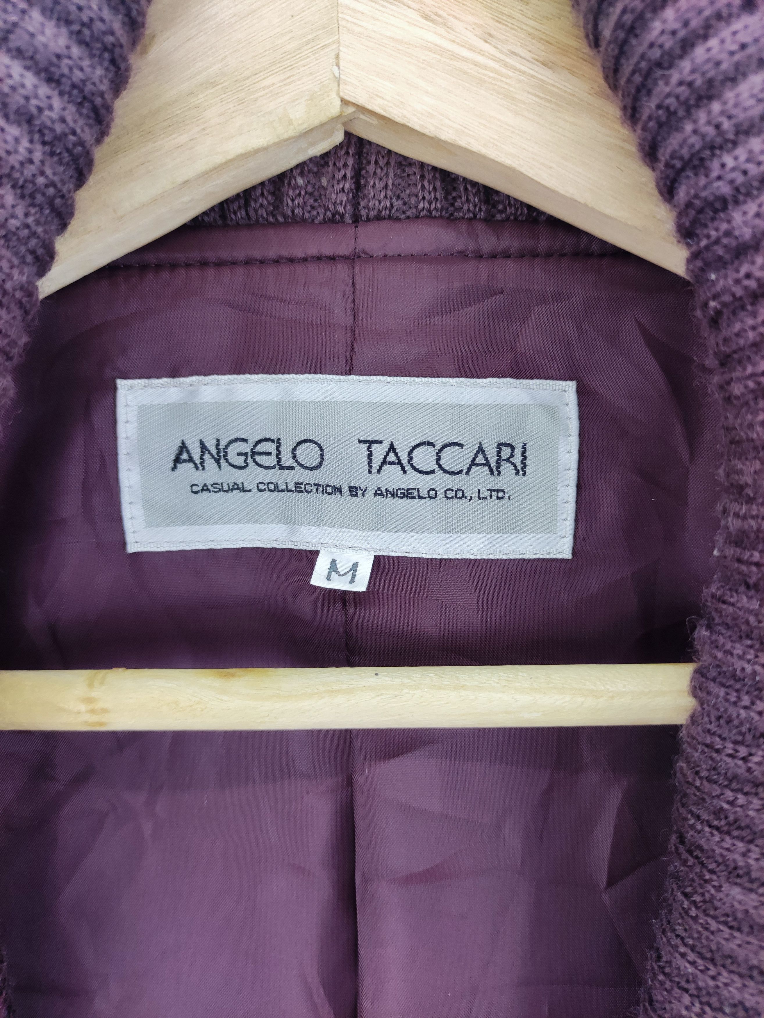 Japanese Brand Vintage Angelo Taccari Knit Cardigan Jacket Size US XL / EU 56 / 4 - 4 Thumbnail