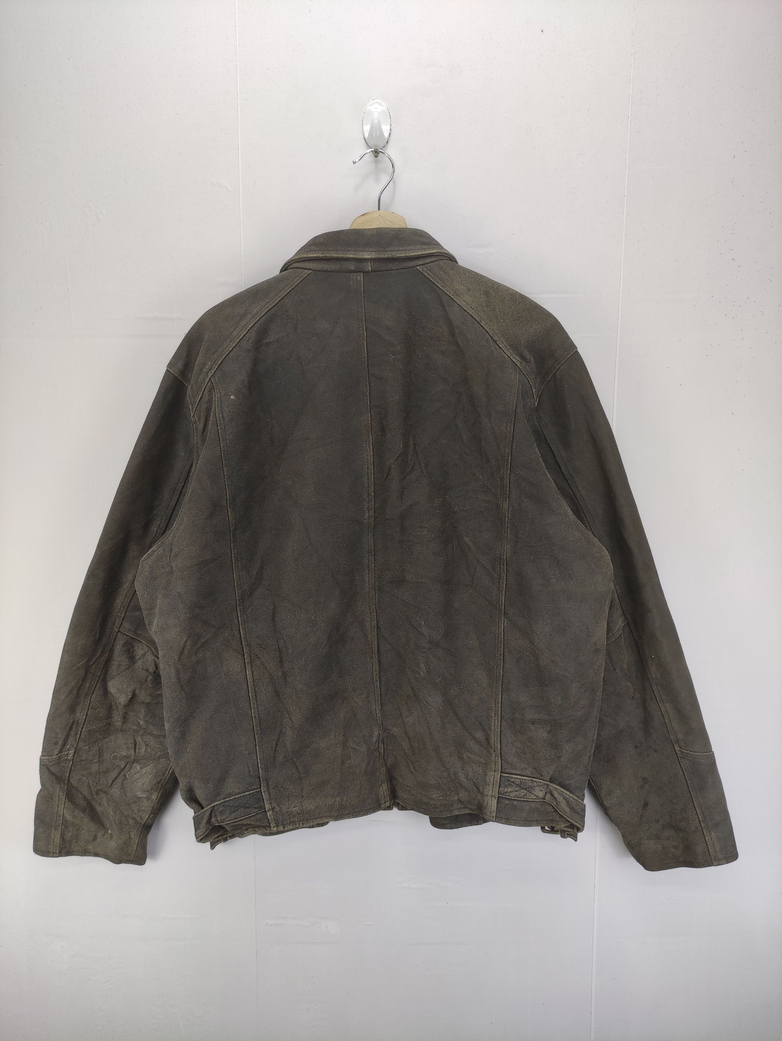 Guess Vintage Guess Cow Leather Jacket Zipper Size US XL / EU 56 / 4 - 14 Thumbnail
