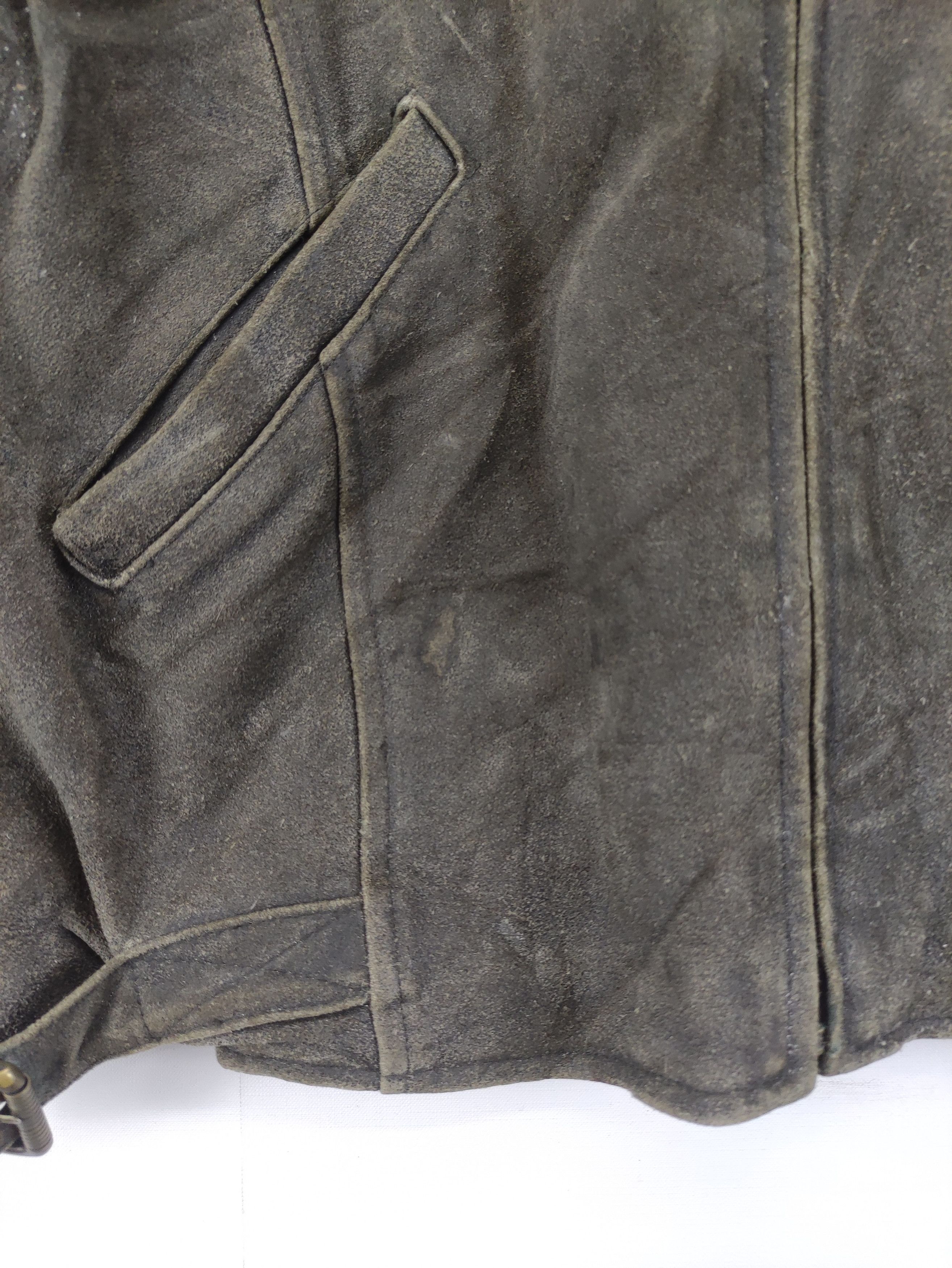 Guess Vintage Guess Cow Leather Jacket Zipper Size US XL / EU 56 / 4 - 3 Thumbnail
