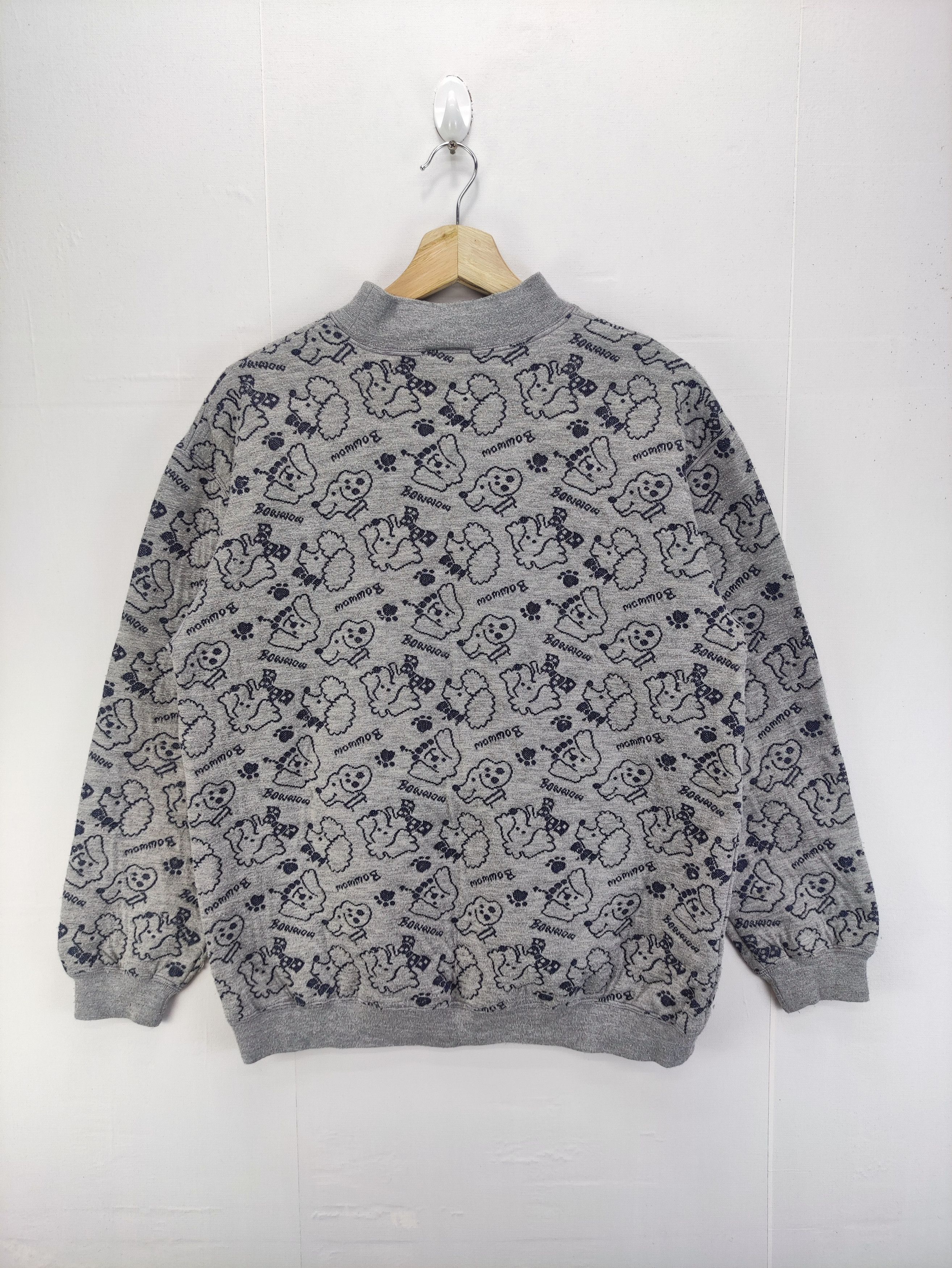 Japanese Brand Vintage Sweatshirt Anorak Embroidered Green World Jumper Size US M / EU 48-50 / 2 - 6 Thumbnail