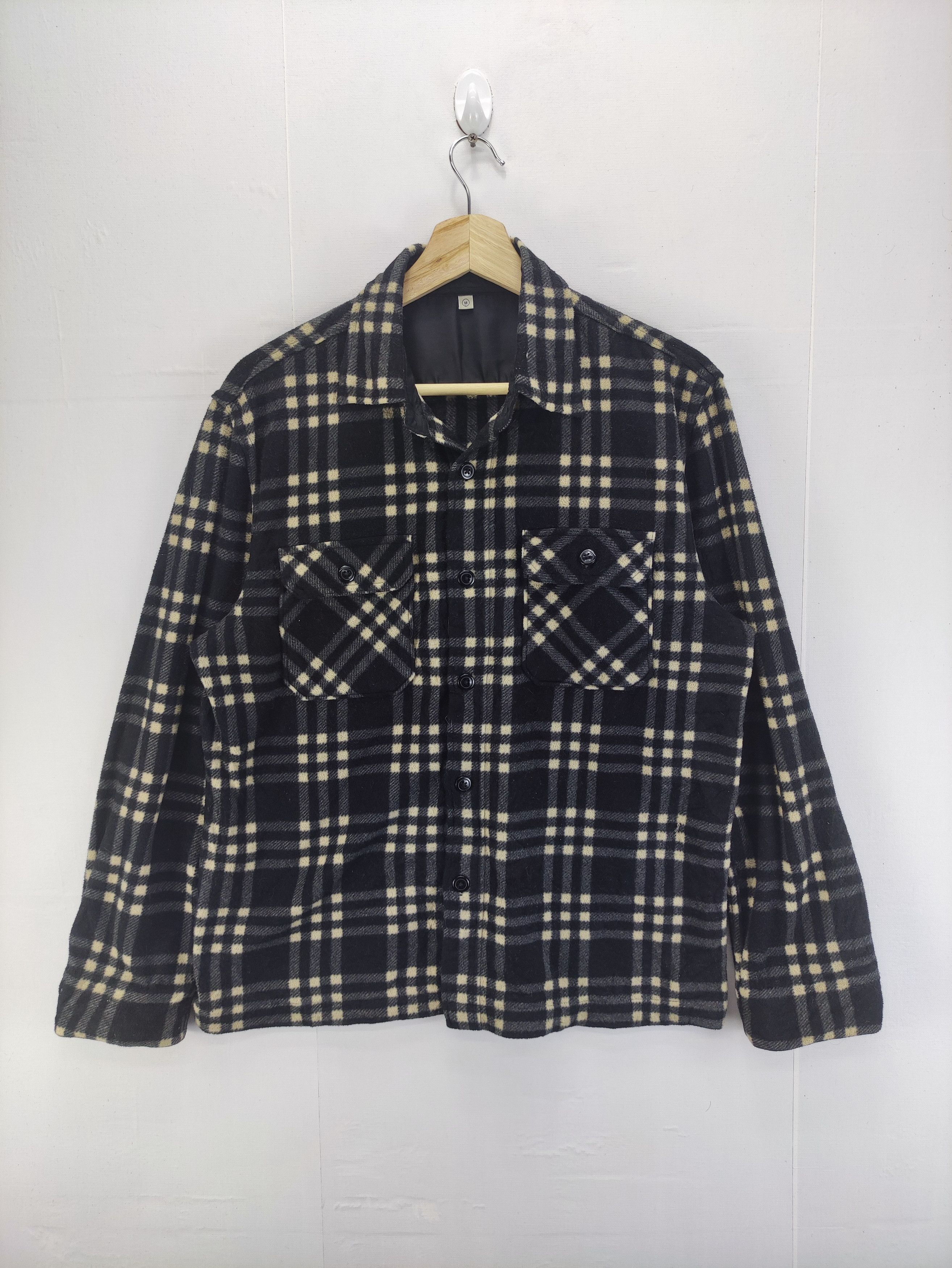 Uniqlo Vintage Uniqlo Flannel Checkered Shirt Button Up Size US M / EU 48-50 / 2 - 1 Thumbnail