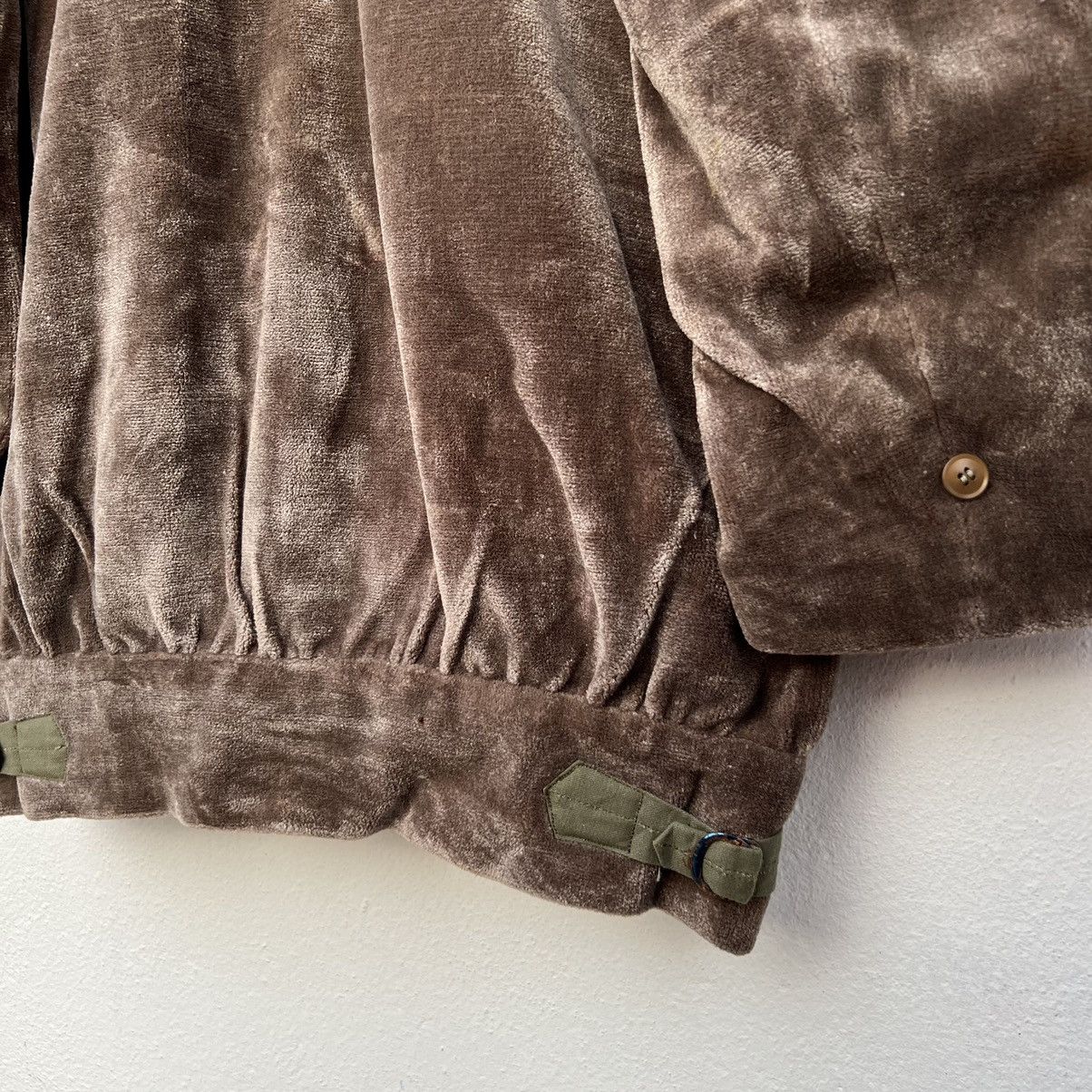 Japanese Brand VINTAGE VELVET BOMBER STYLE JACKET MILITARY WEAR WOKERS Size US M / EU 48-50 / 2 - 10 Thumbnail