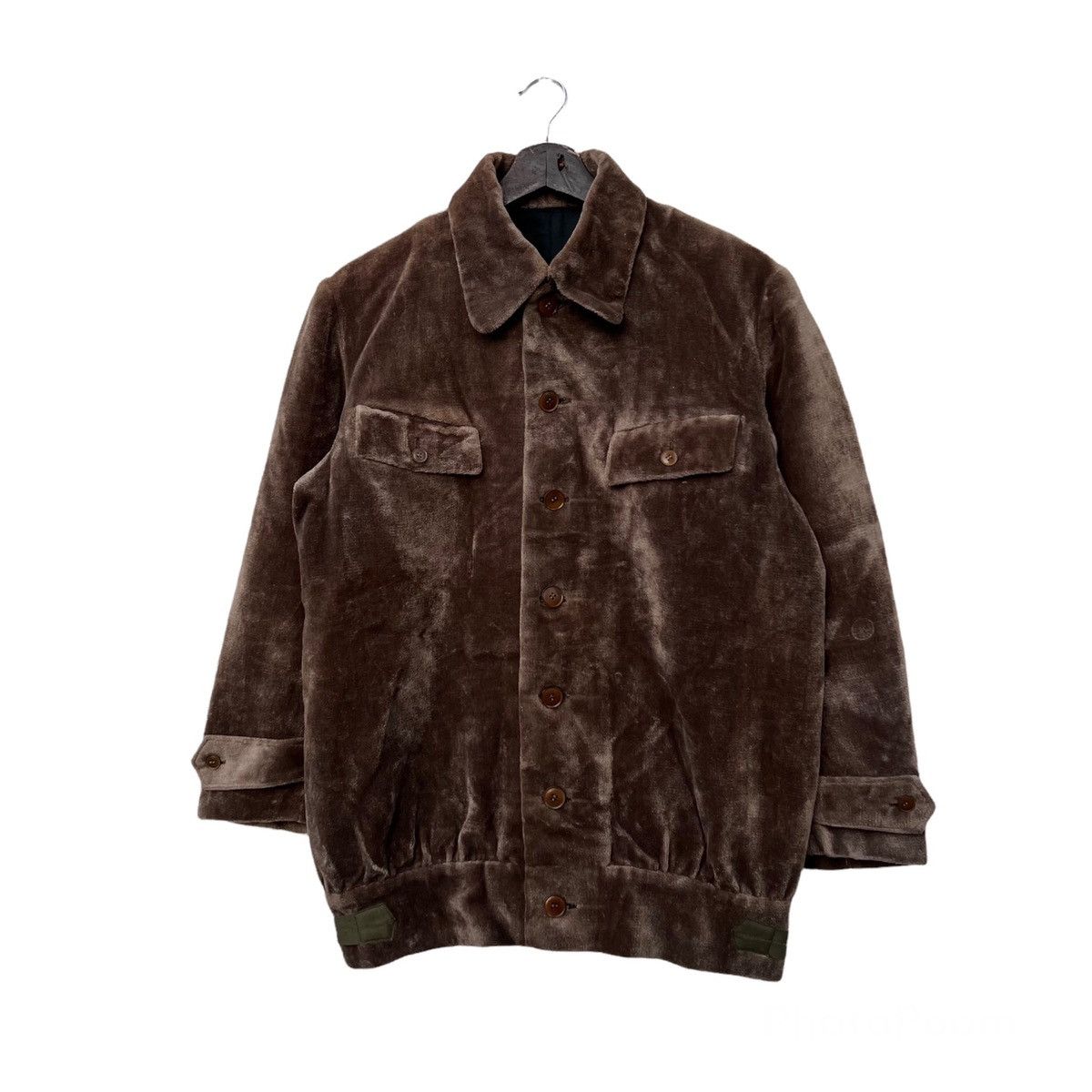 Japanese Brand VINTAGE VELVET BOMBER STYLE JACKET MILITARY WEAR WOKERS Size US M / EU 48-50 / 2 - 1 Thumbnail