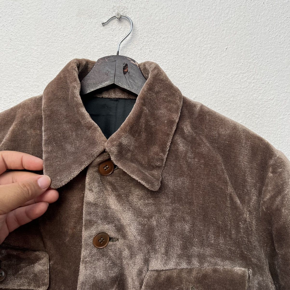 Japanese Brand VINTAGE VELVET BOMBER STYLE JACKET MILITARY WEAR WOKERS Size US M / EU 48-50 / 2 - 7 Thumbnail
