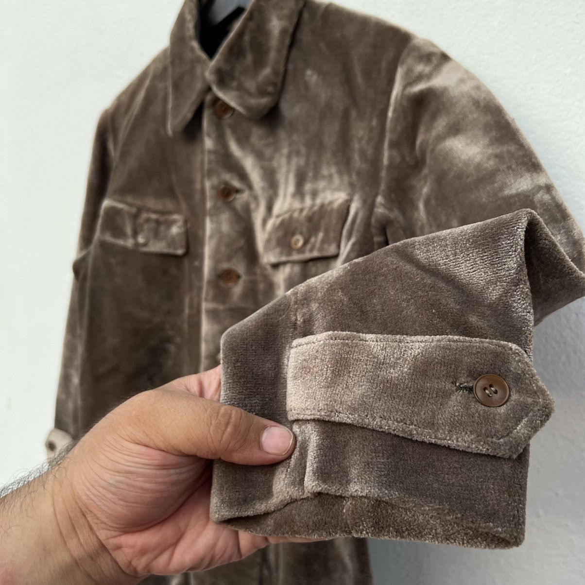 Japanese Brand VINTAGE VELVET BOMBER STYLE JACKET MILITARY WEAR WOKERS Size US M / EU 48-50 / 2 - 6 Thumbnail