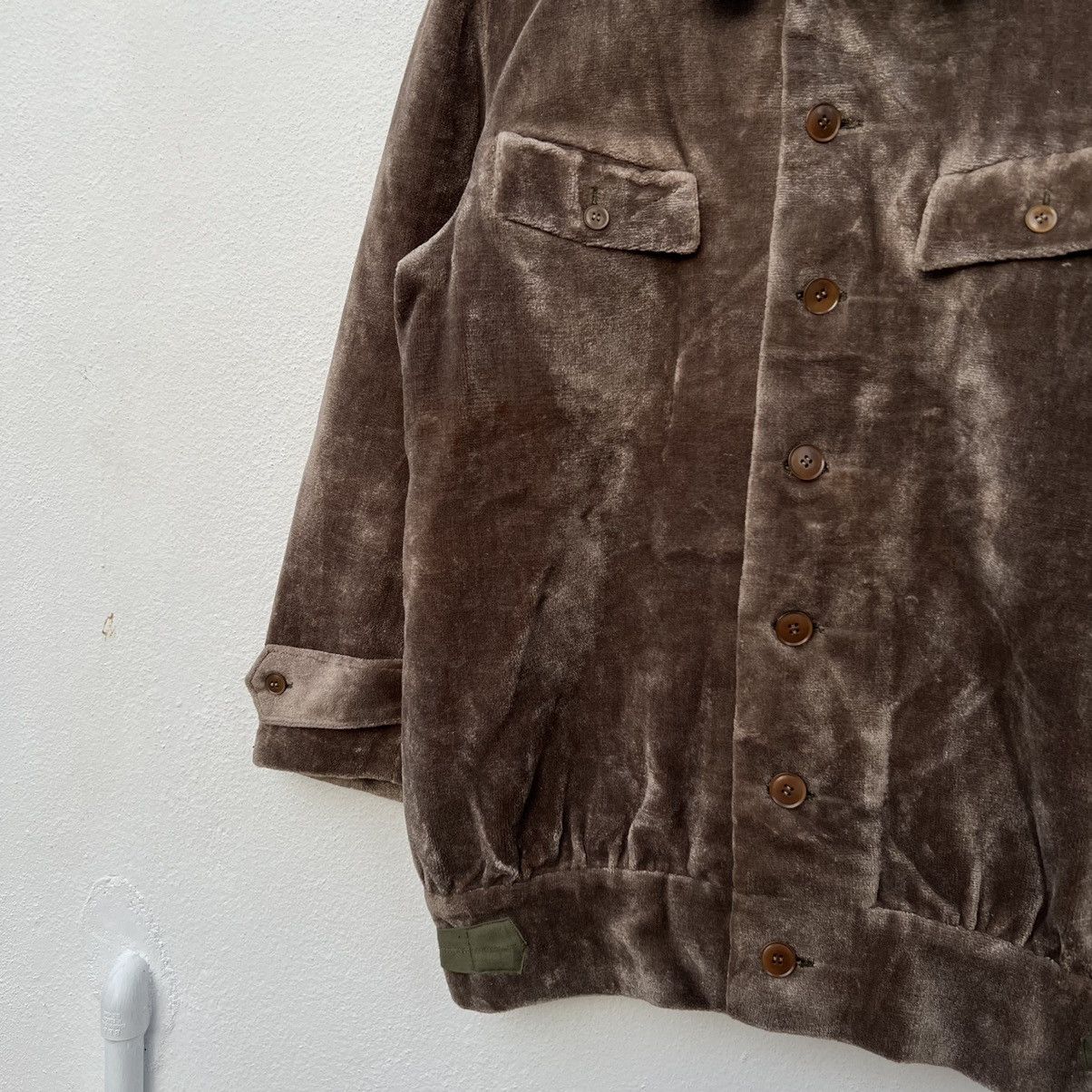 Japanese Brand VINTAGE VELVET BOMBER STYLE JACKET MILITARY WEAR WOKERS Size US M / EU 48-50 / 2 - 4 Thumbnail