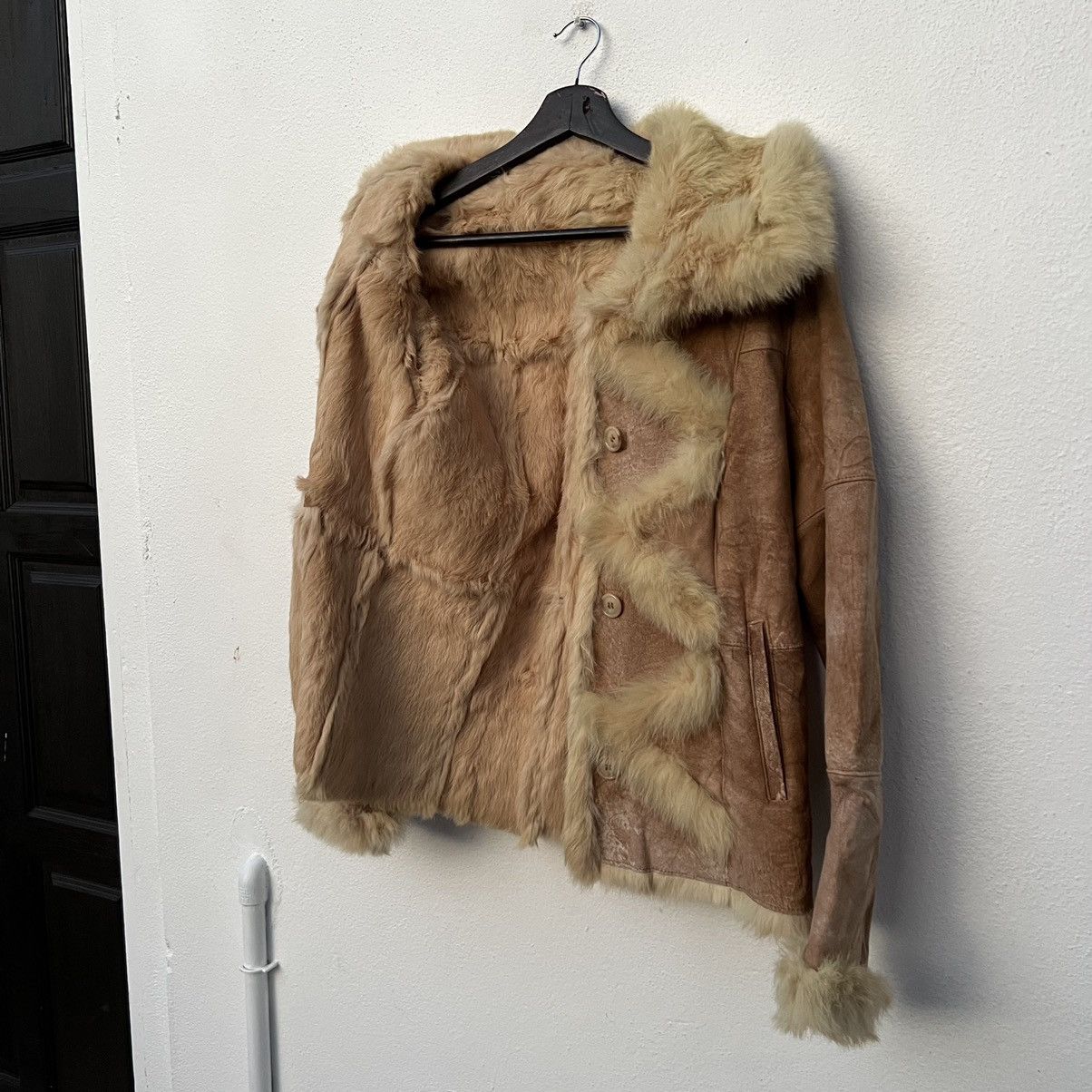 Japanese Brand VINTAGE LEATHER JACKET MINK FUR SHEARLING LINING Size US M / EU 48-50 / 2 - 11 Thumbnail