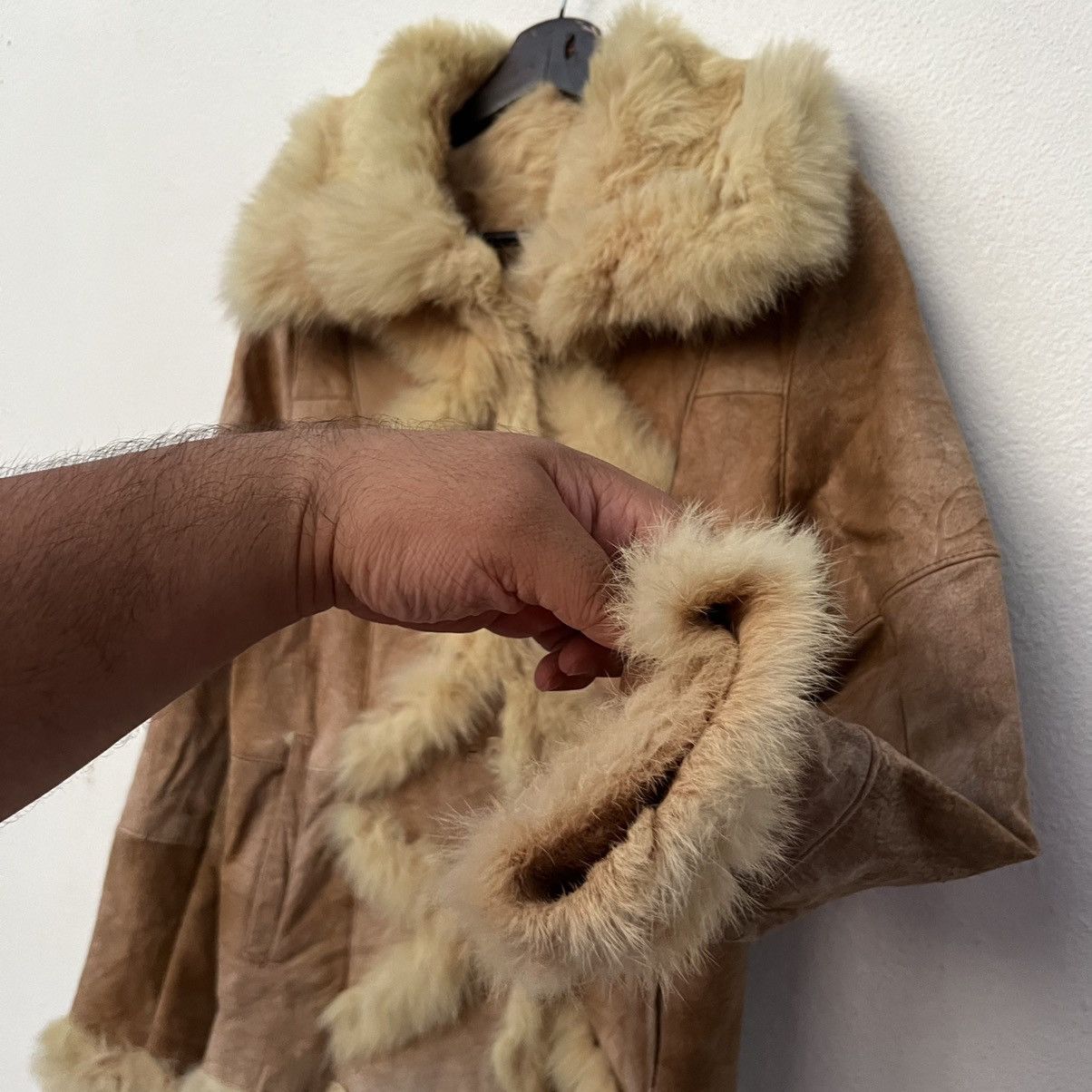 Japanese Brand VINTAGE LEATHER JACKET MINK FUR SHEARLING LINING Size US M / EU 48-50 / 2 - 7 Thumbnail