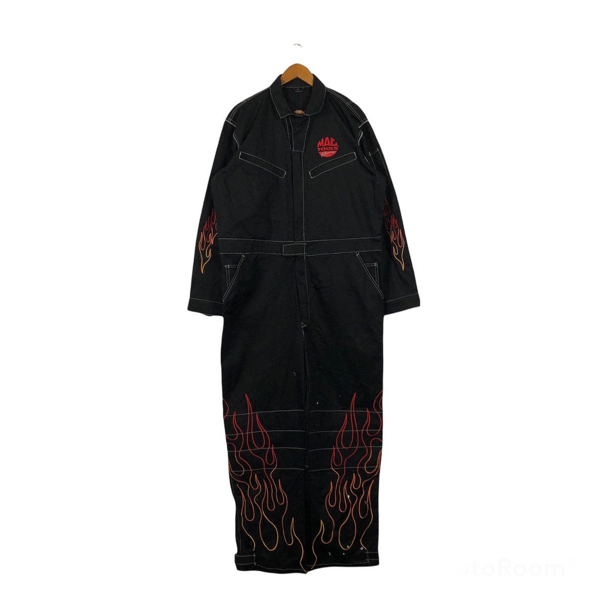 Japanese Brand RARE DESIGN BIG LOGO MAC TOOLS RACING OVERALL WORKERS Size US 44 / EU 60 - 2 Thumbnail