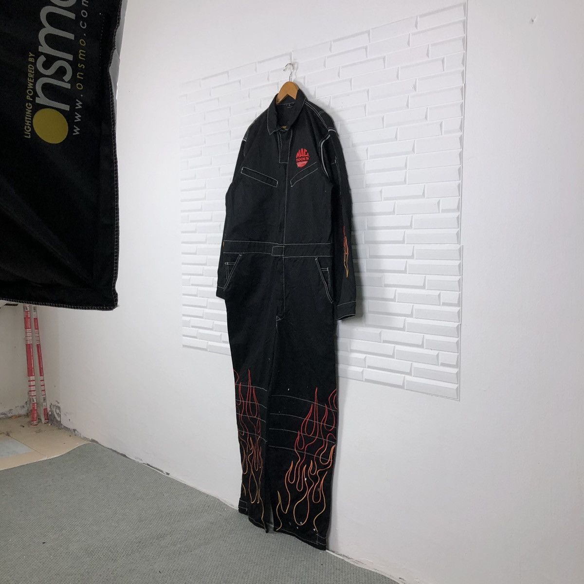 Japanese Brand RARE DESIGN BIG LOGO MAC TOOLS RACING OVERALL WORKERS Size US 44 / EU 60 - 4 Thumbnail