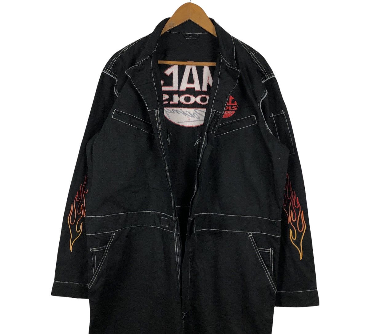 Japanese Brand RARE DESIGN BIG LOGO MAC TOOLS RACING OVERALL WORKERS Size US 44 / EU 60 - 1 Thumbnail
