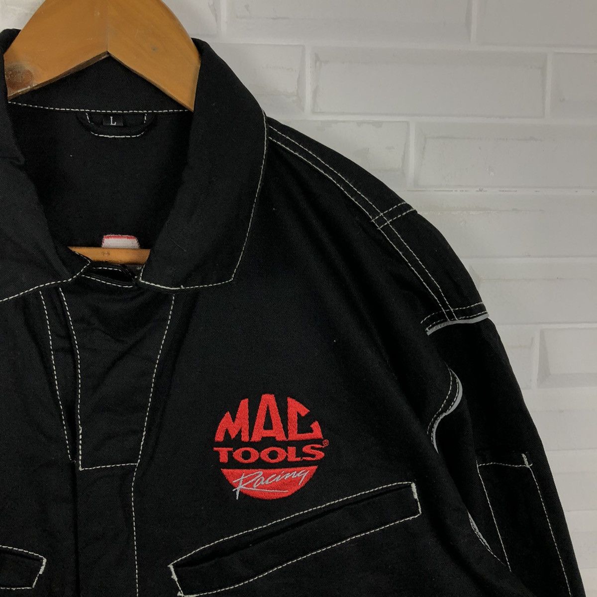 Japanese Brand RARE DESIGN BIG LOGO MAC TOOLS RACING OVERALL WORKERS Size US 44 / EU 60 - 6 Thumbnail