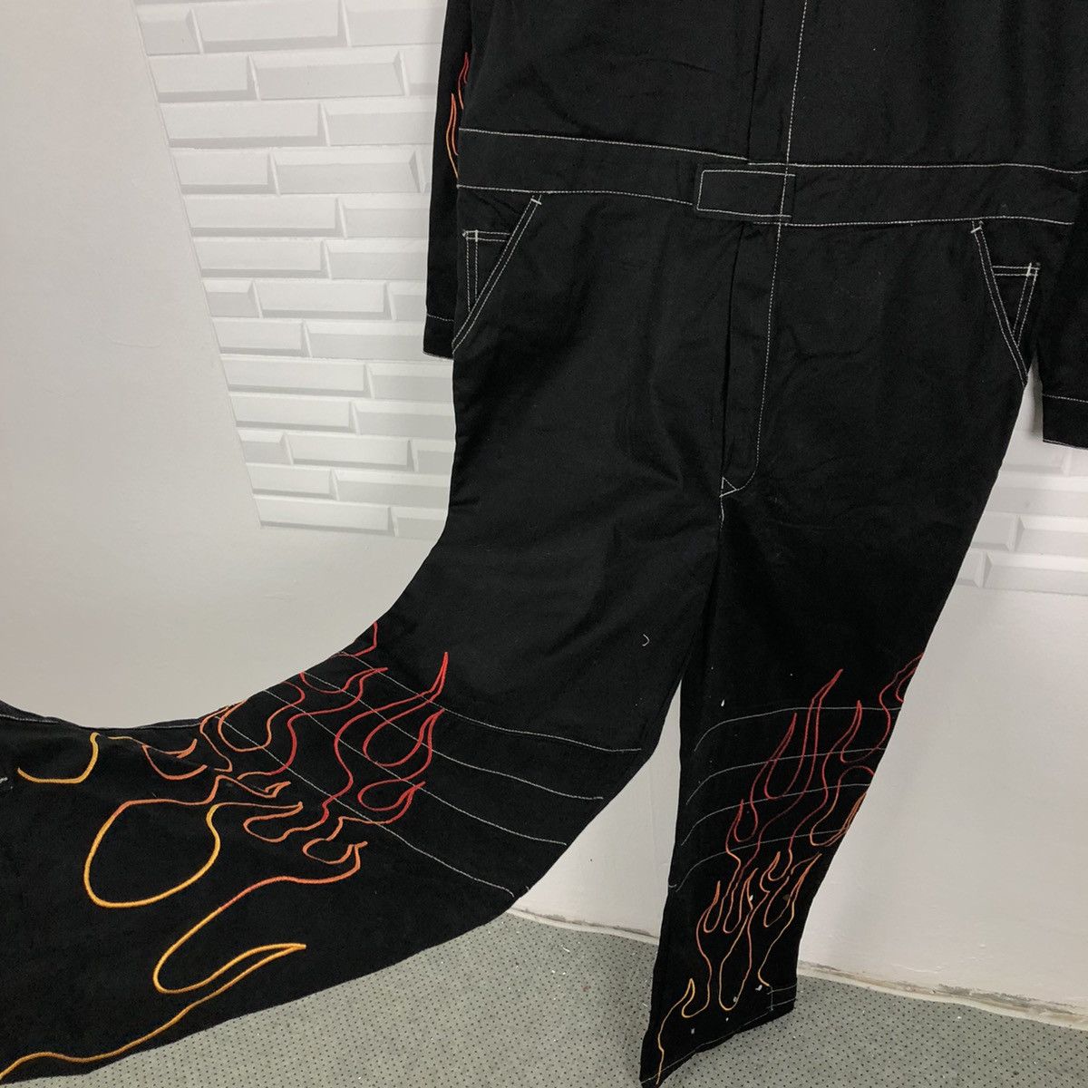Japanese Brand RARE DESIGN BIG LOGO MAC TOOLS RACING OVERALL WORKERS Size US 44 / EU 60 - 8 Thumbnail