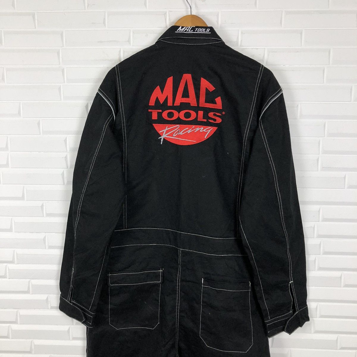 Japanese Brand RARE DESIGN BIG LOGO MAC TOOLS RACING OVERALL WORKERS Size US 44 / EU 60 - 12 Thumbnail