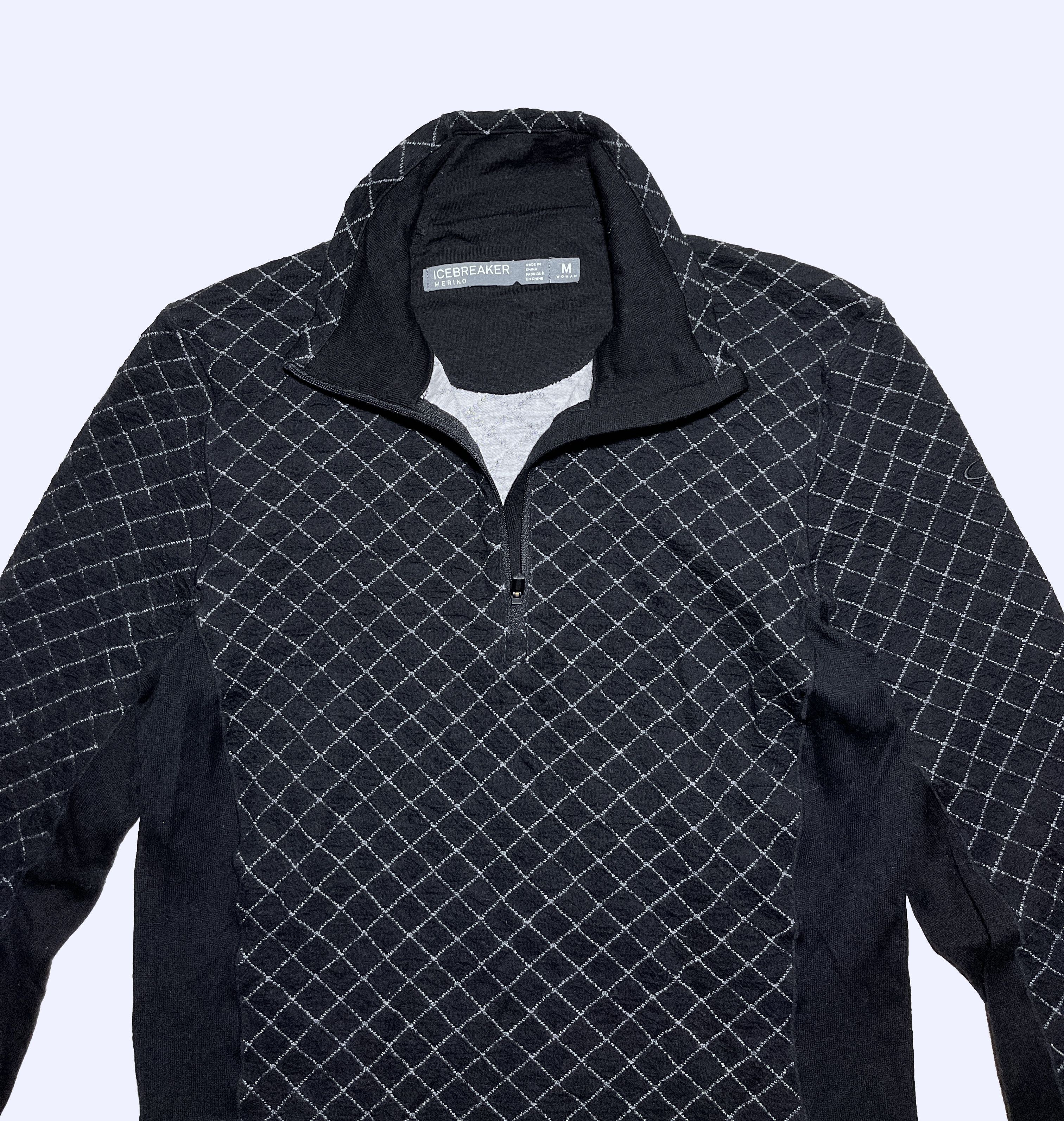 Icebreaker Ice Breaker Merino 1/3 Zip Womens Pullover Size M / US 6-8 / IT 42-44 - 2 Thumbnail