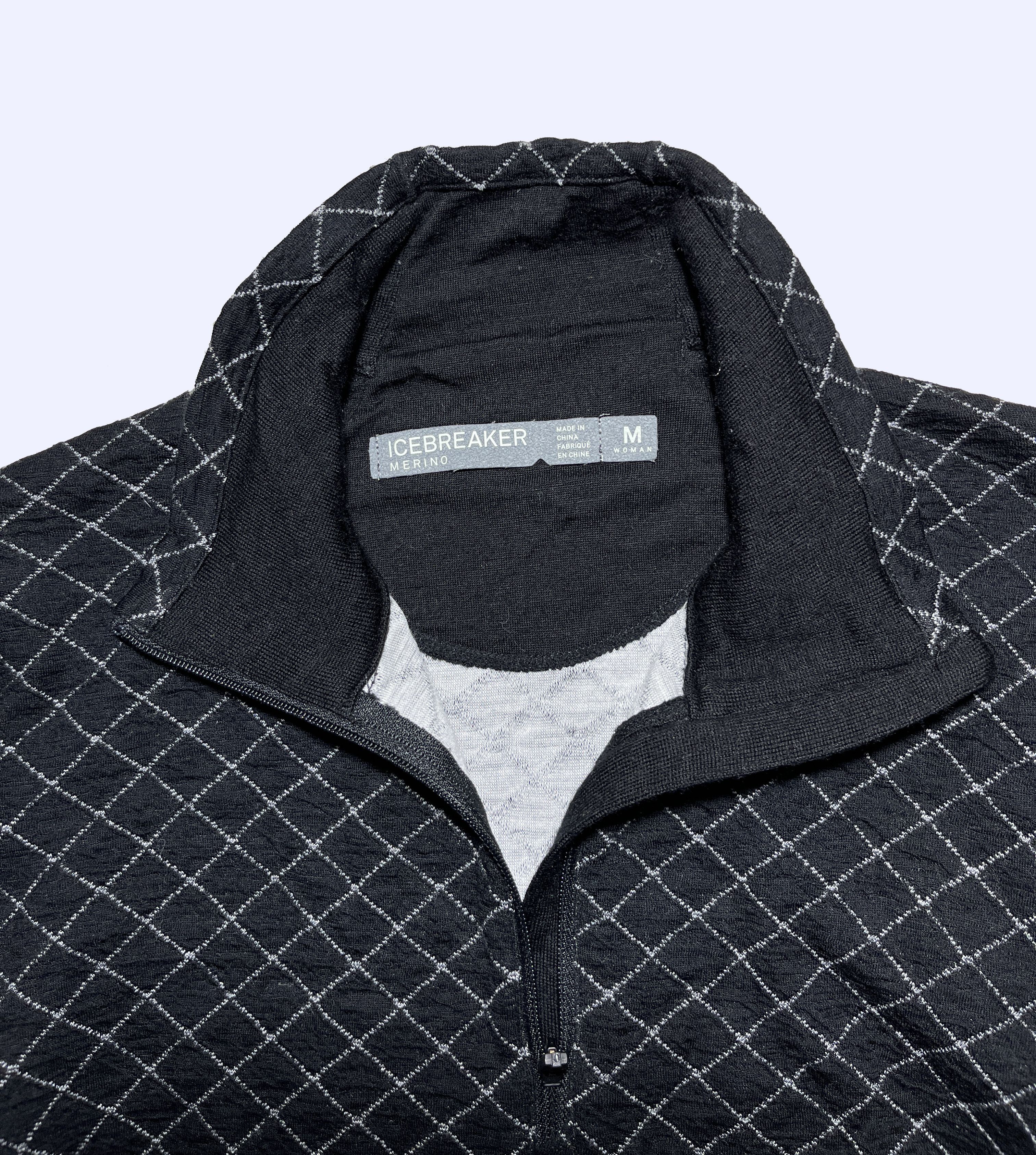 Icebreaker Ice Breaker Merino 1/3 Zip Womens Pullover Size M / US 6-8 / IT 42-44 - 3 Thumbnail