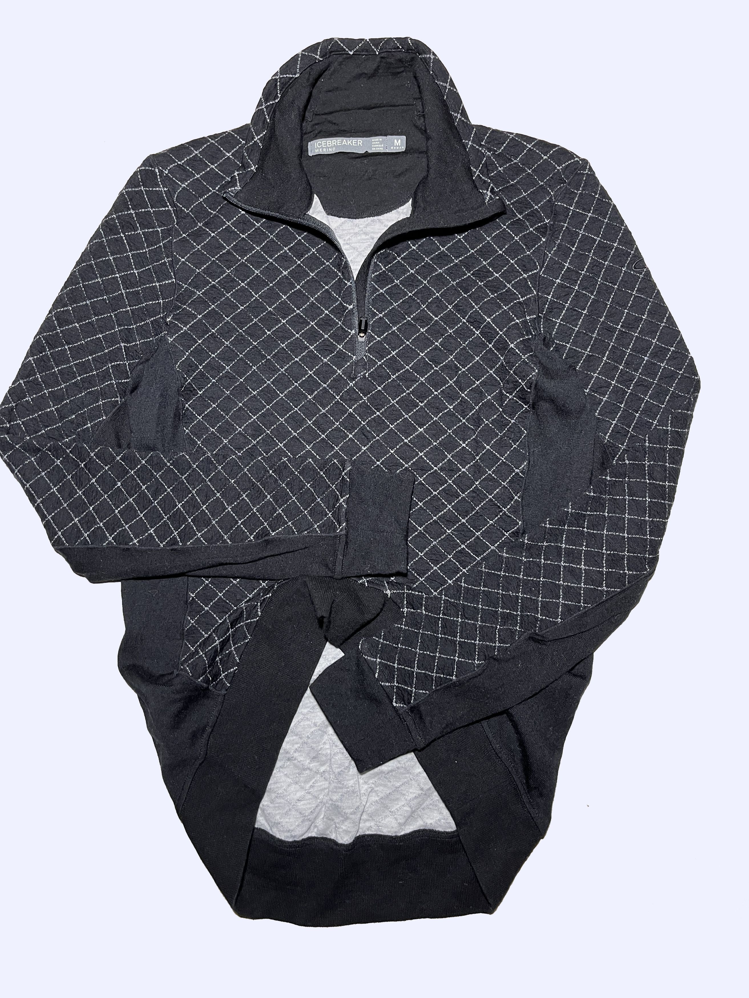 Icebreaker Ice Breaker Merino 1/3 Zip Womens Pullover Size M / US 6-8 / IT 42-44 - 9 Thumbnail
