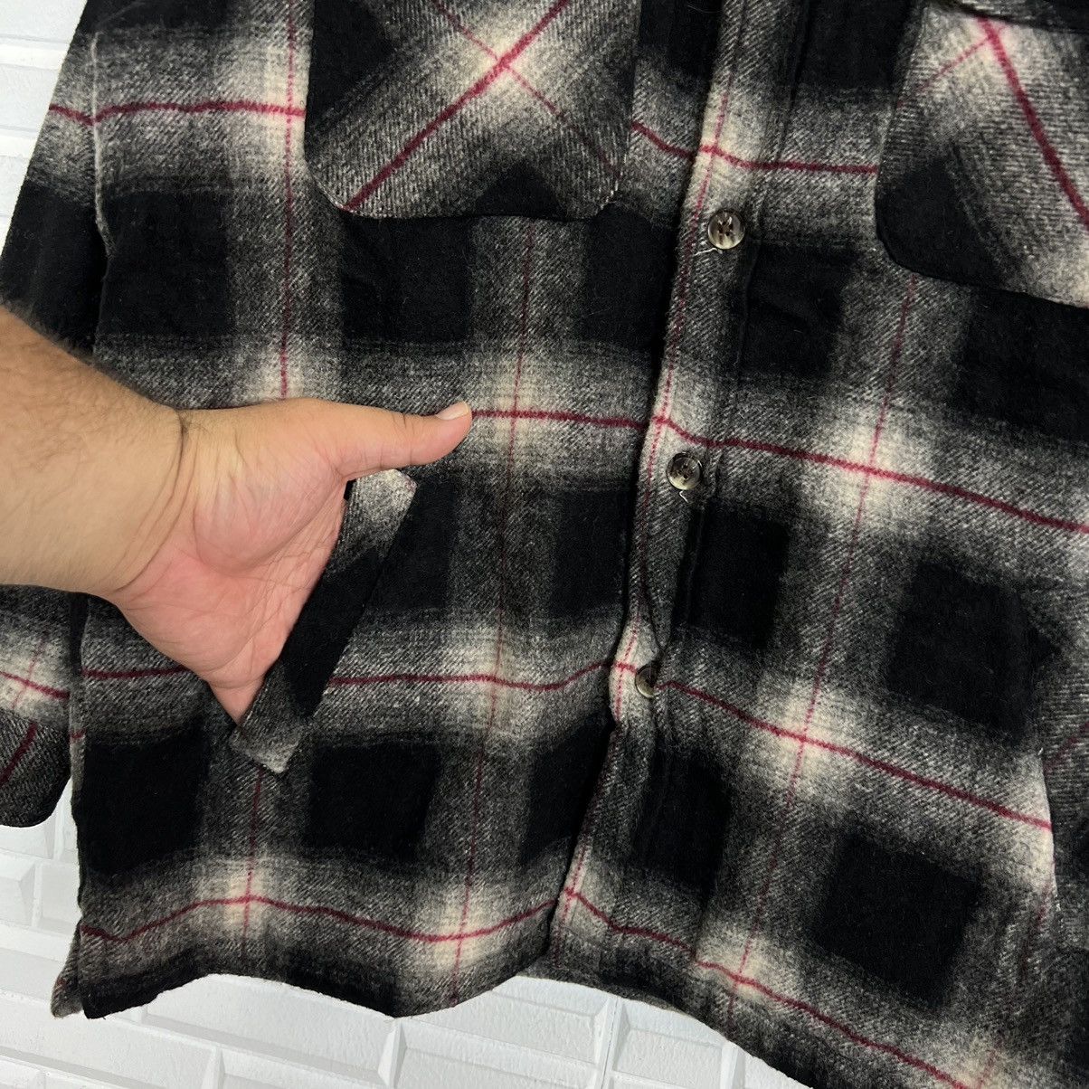 Flannel VINTAGE SEAHOP TARTAN DESIGN FLANNEL JACKET WORKERS WEAR Size US M / EU 48-50 / 2 - 4 Thumbnail