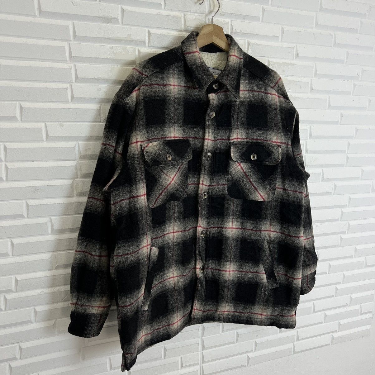 Flannel VINTAGE SEAHOP TARTAN DESIGN FLANNEL JACKET WORKERS WEAR Size US M / EU 48-50 / 2 - 2 Thumbnail