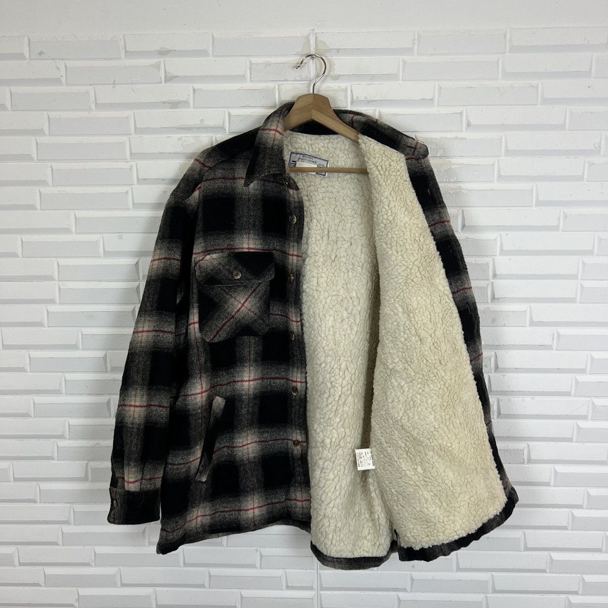Flannel VINTAGE SEAHOP TARTAN DESIGN FLANNEL JACKET WORKERS WEAR Size US M / EU 48-50 / 2 - 8 Thumbnail