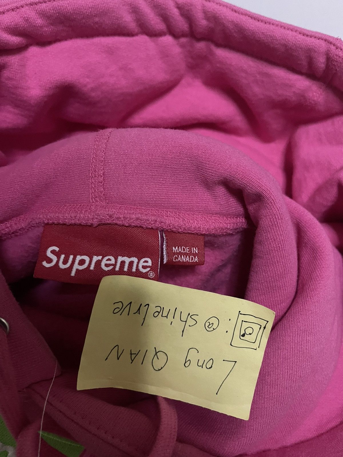 Supreme Supreme fw17 pale lime on pink magenta box logo hoodie Size US L / EU 52-54 / 3 - 4 Thumbnail