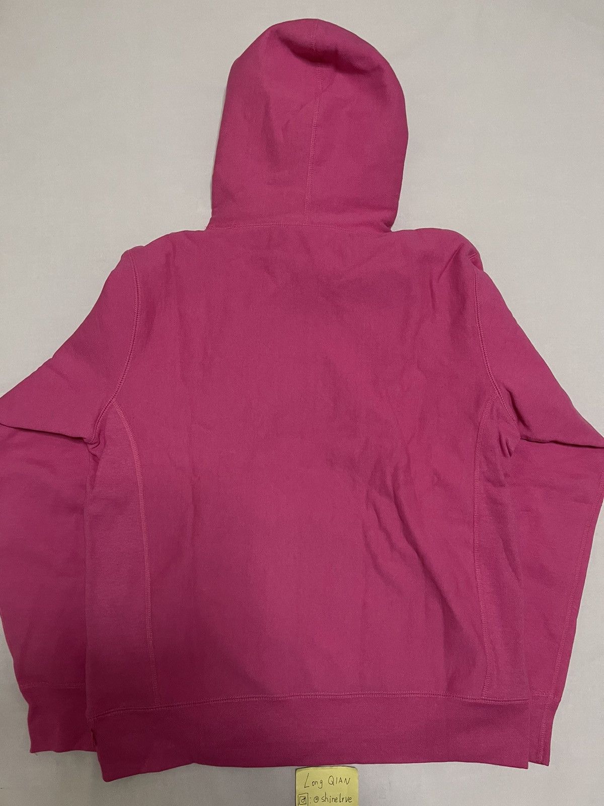 Supreme Supreme fw17 pale lime on pink magenta box logo hoodie Size US L / EU 52-54 / 3 - 9 Thumbnail