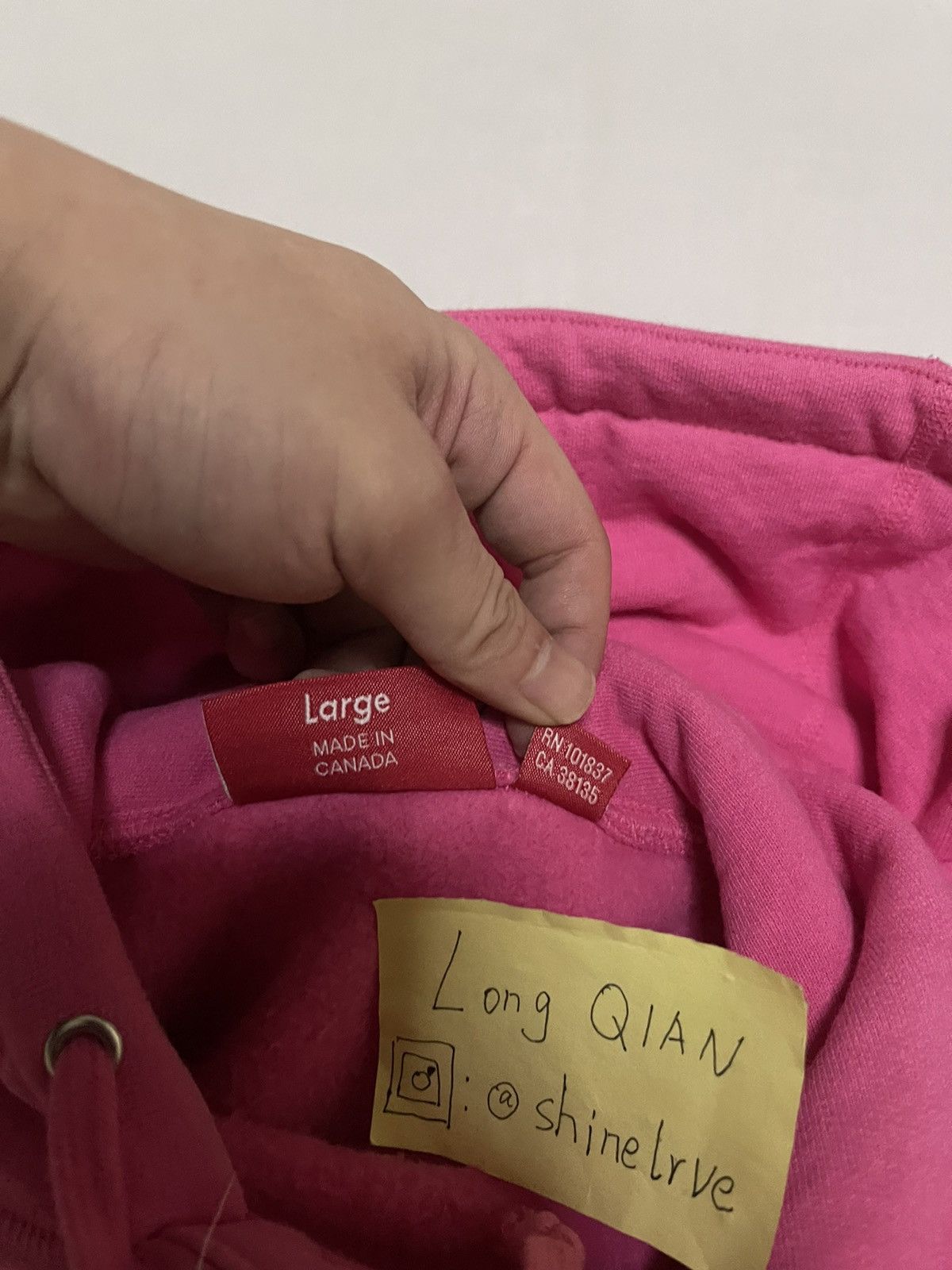 Supreme Supreme fw17 pale lime on pink magenta box logo hoodie Size US L / EU 52-54 / 3 - 2 Thumbnail