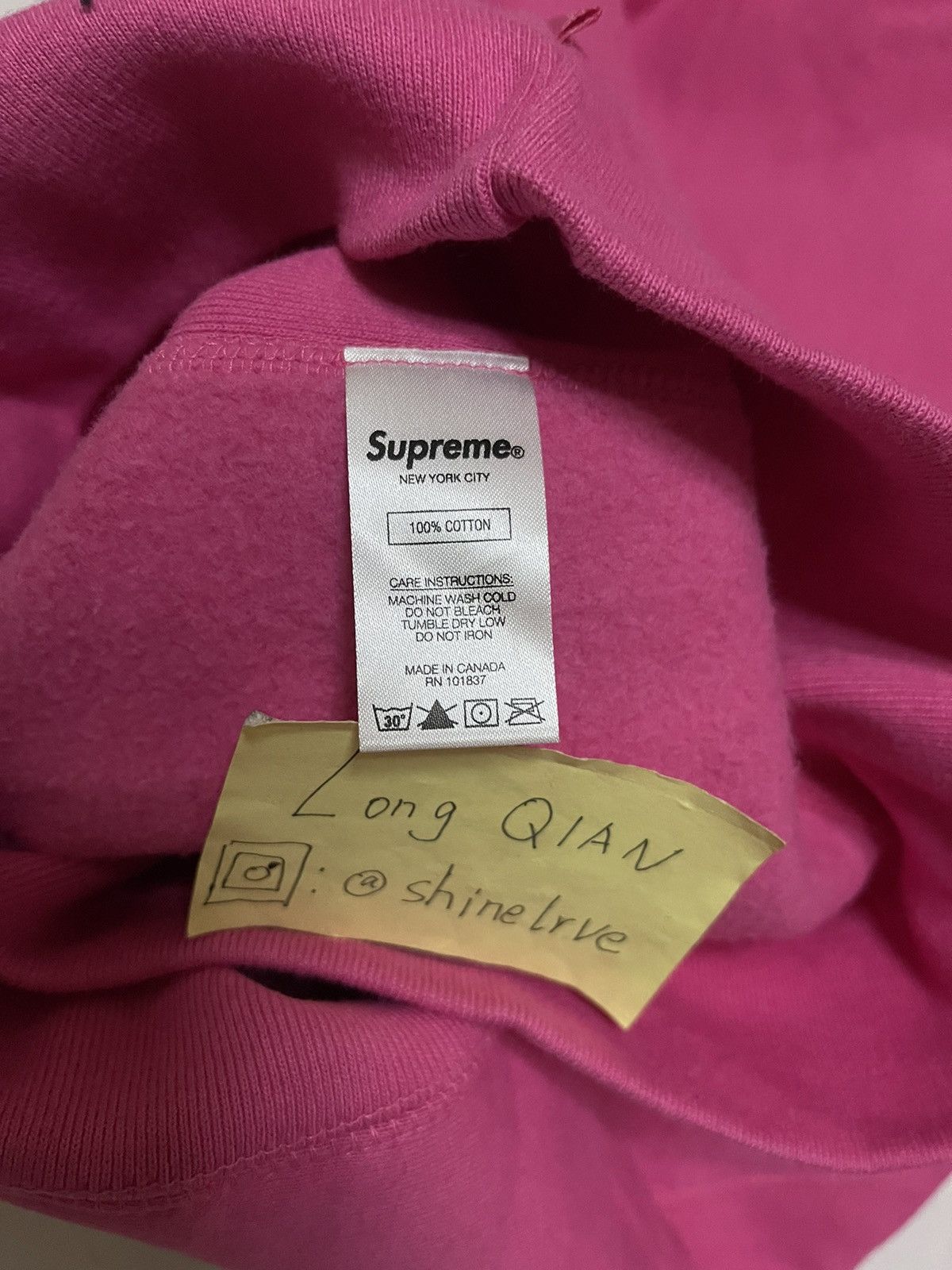 Supreme Supreme fw17 pale lime on pink magenta box logo hoodie Size US L / EU 52-54 / 3 - 7 Thumbnail