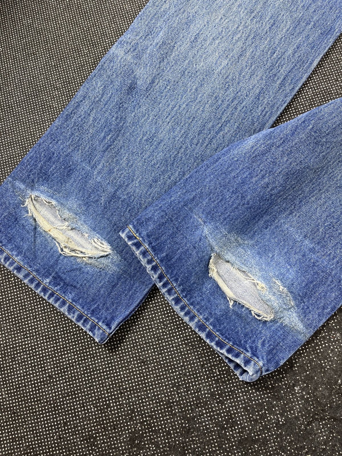 Levi's Vintage Levis 501 Ripped Rusty Wash Jeans - J625 Size US 34 / EU 50 - 11 Thumbnail