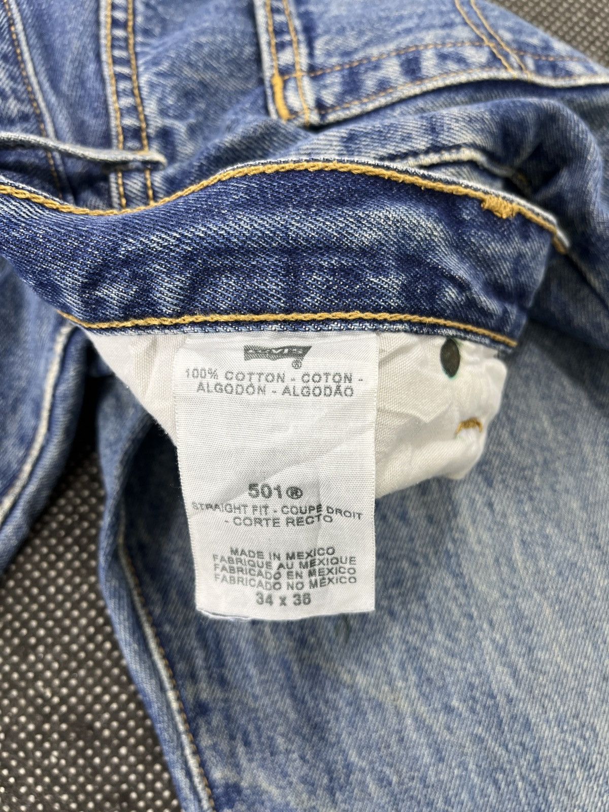 Levi's Vintage Levis 501 Ripped Rusty Wash Jeans - J625 Size US 34 / EU 50 - 8 Thumbnail
